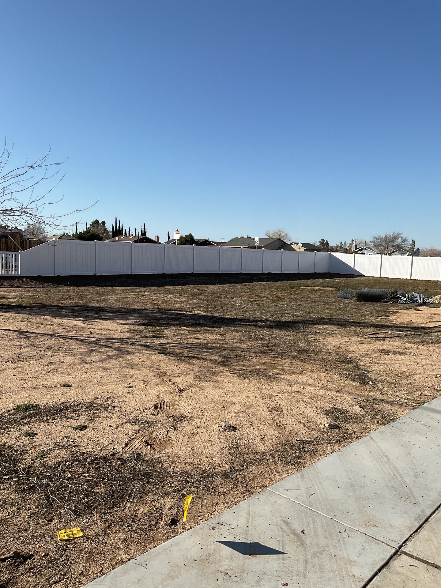 Box picket and privacy vinyl  by Fence Guys Inc. 