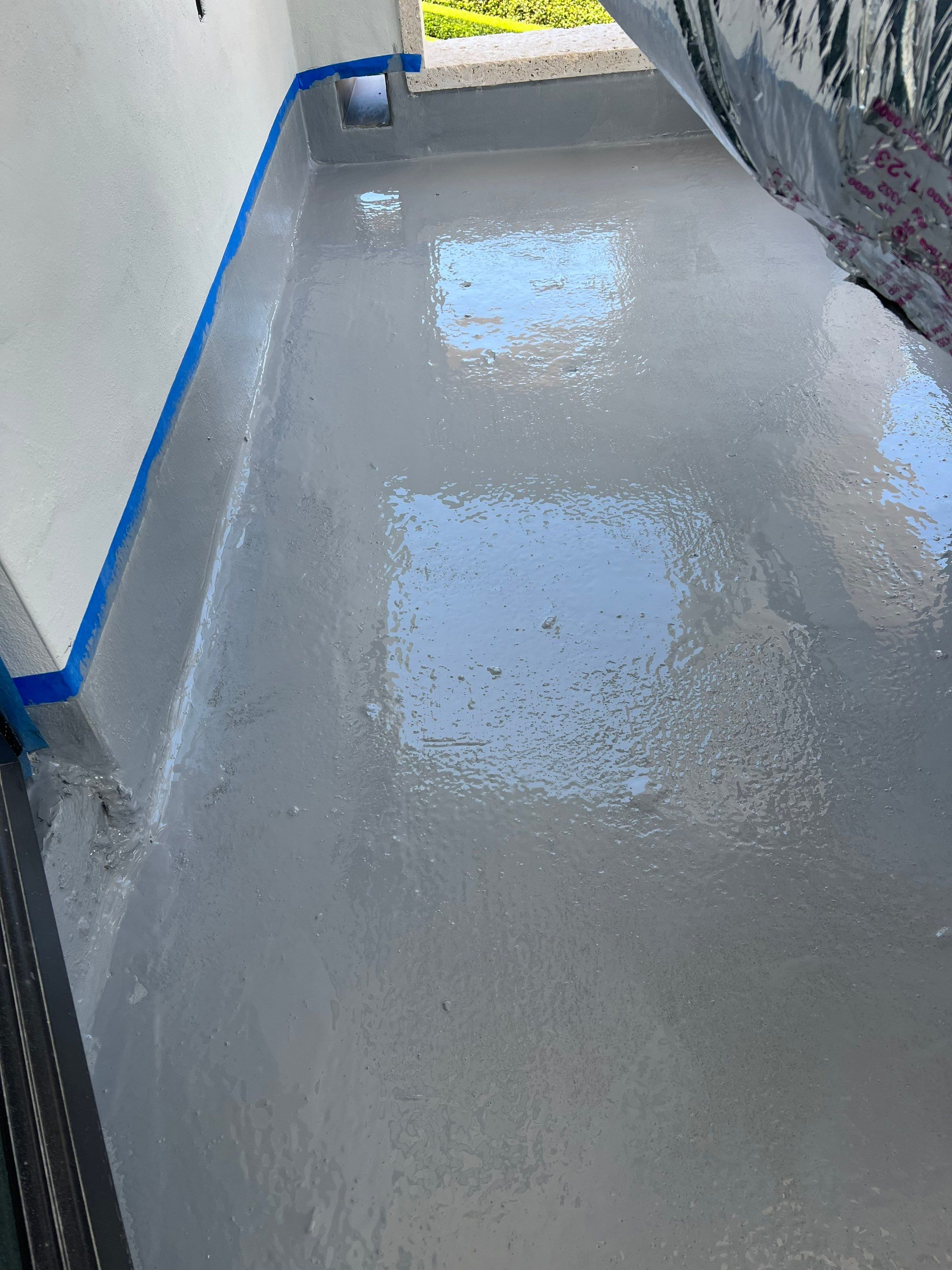 Santa Fe Clay Barrel tile, and Sika Waterproofing by BOB HILSON & CO INC
