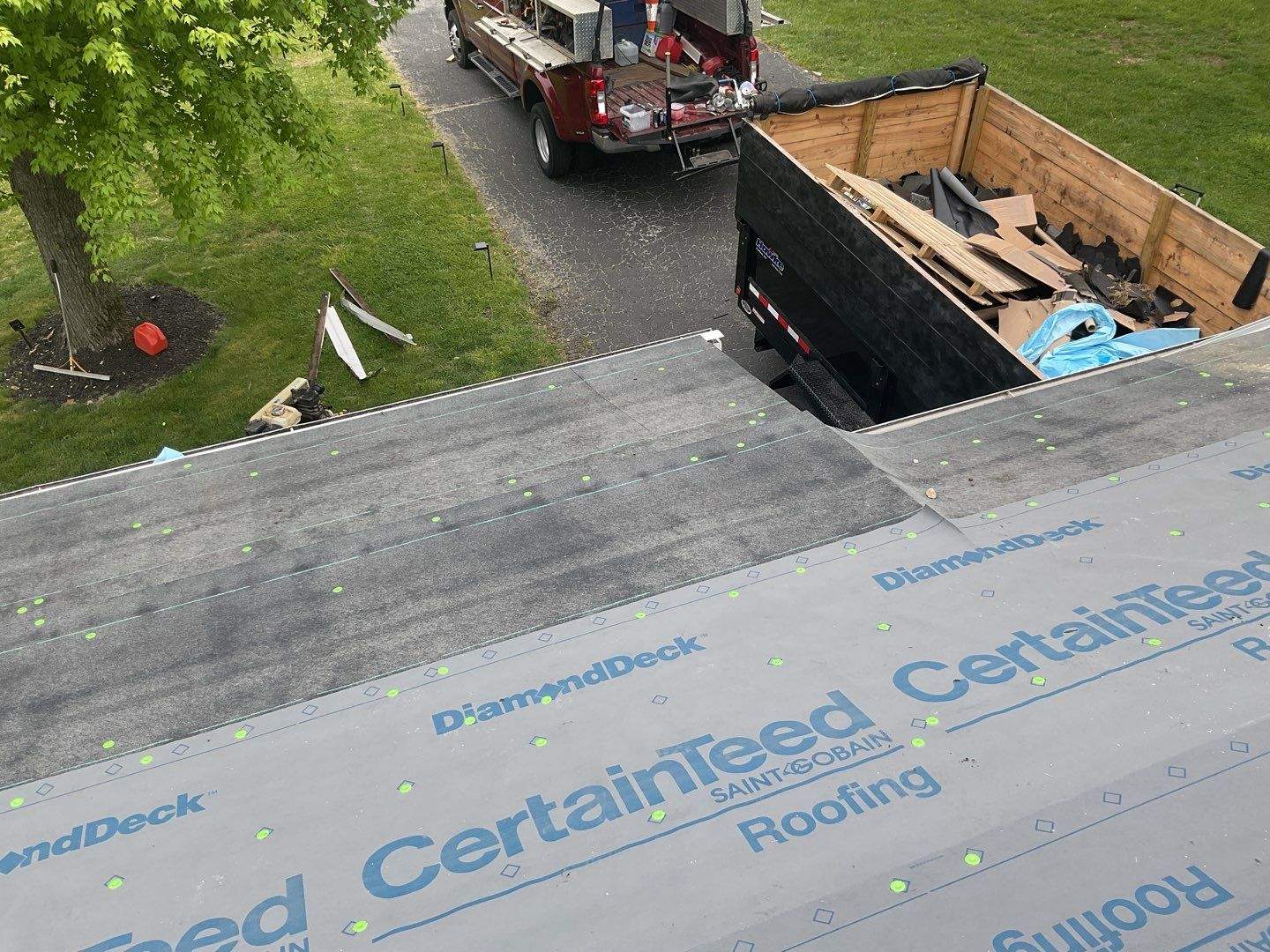 Residential Roofing Installation using CertainTeed Shingles by Alpha Design Services