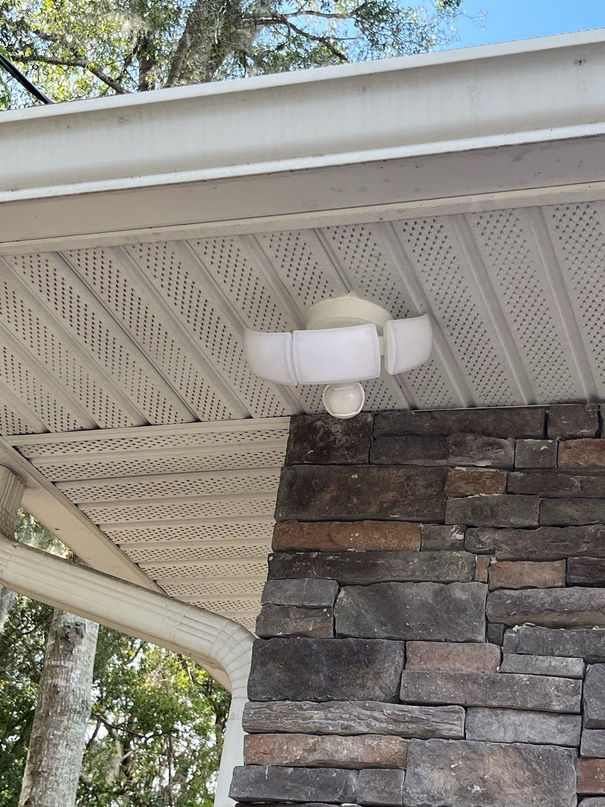 Motion Detector Spotlights using Motion Detector Lights Installation in Occee,FL by HandyMangum