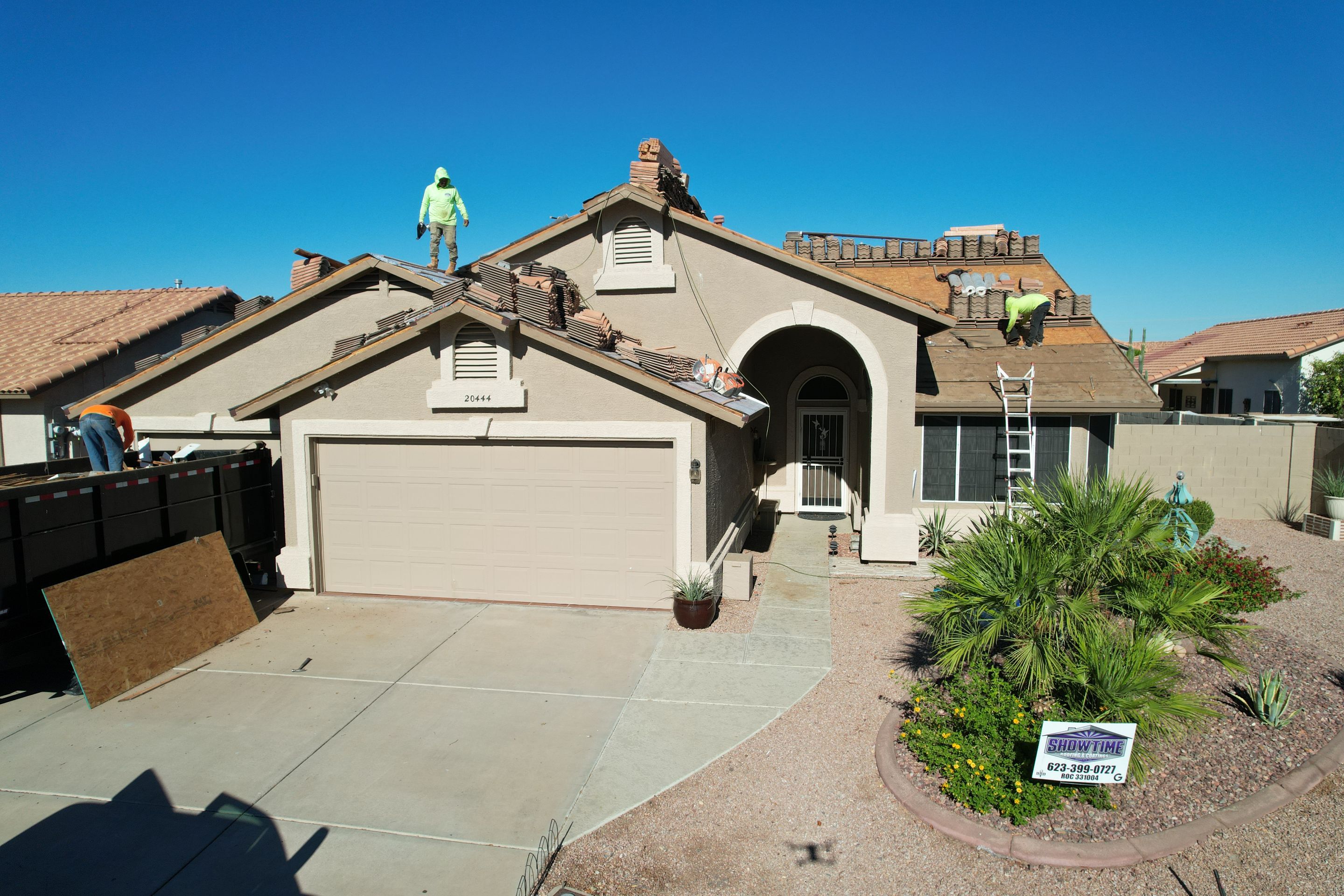 Project in Sun City, AZ by Showtime Roofing & Coatings LLC