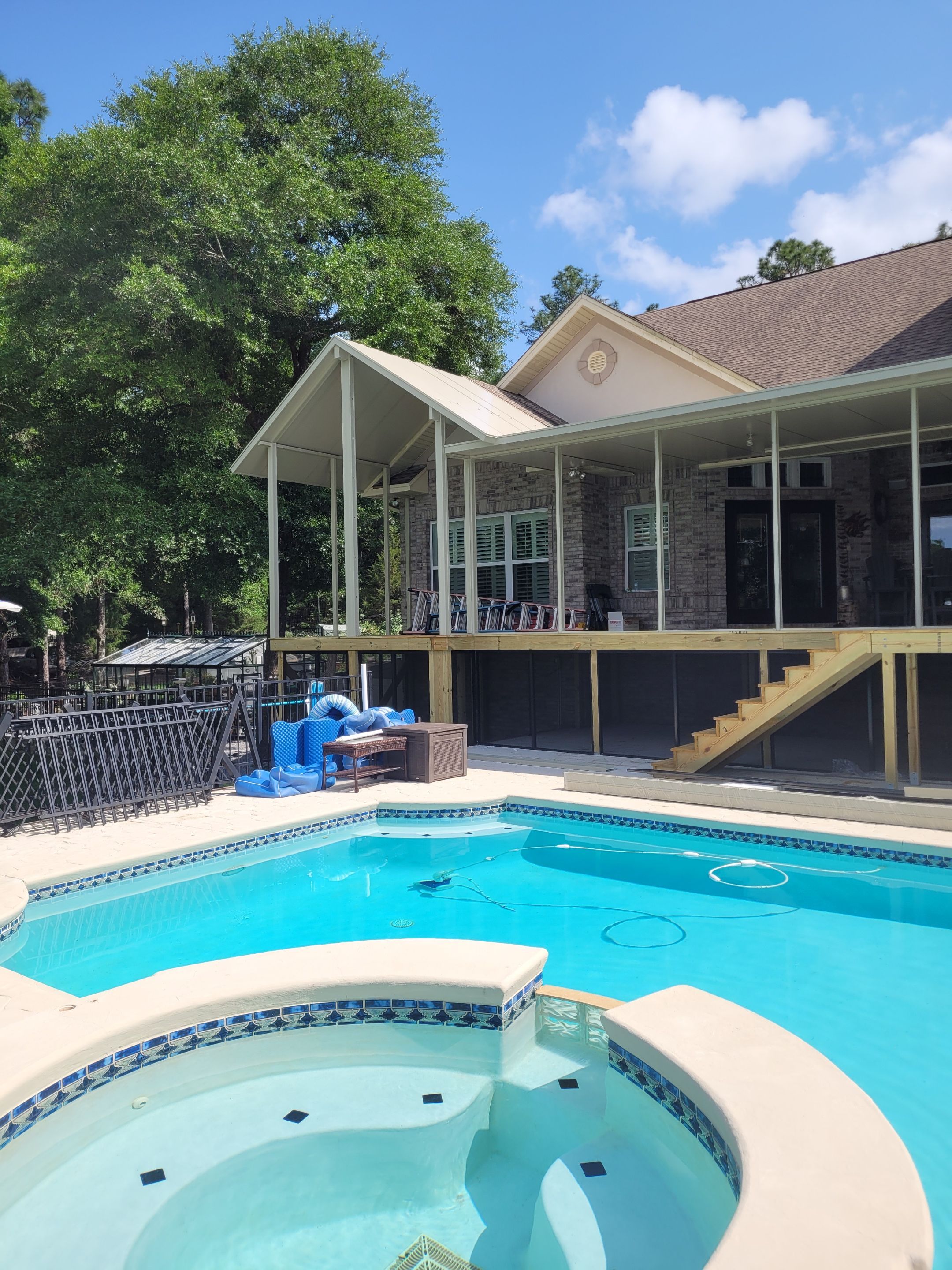 Elevated Screen Room in Crestview by Titan Sunrooms