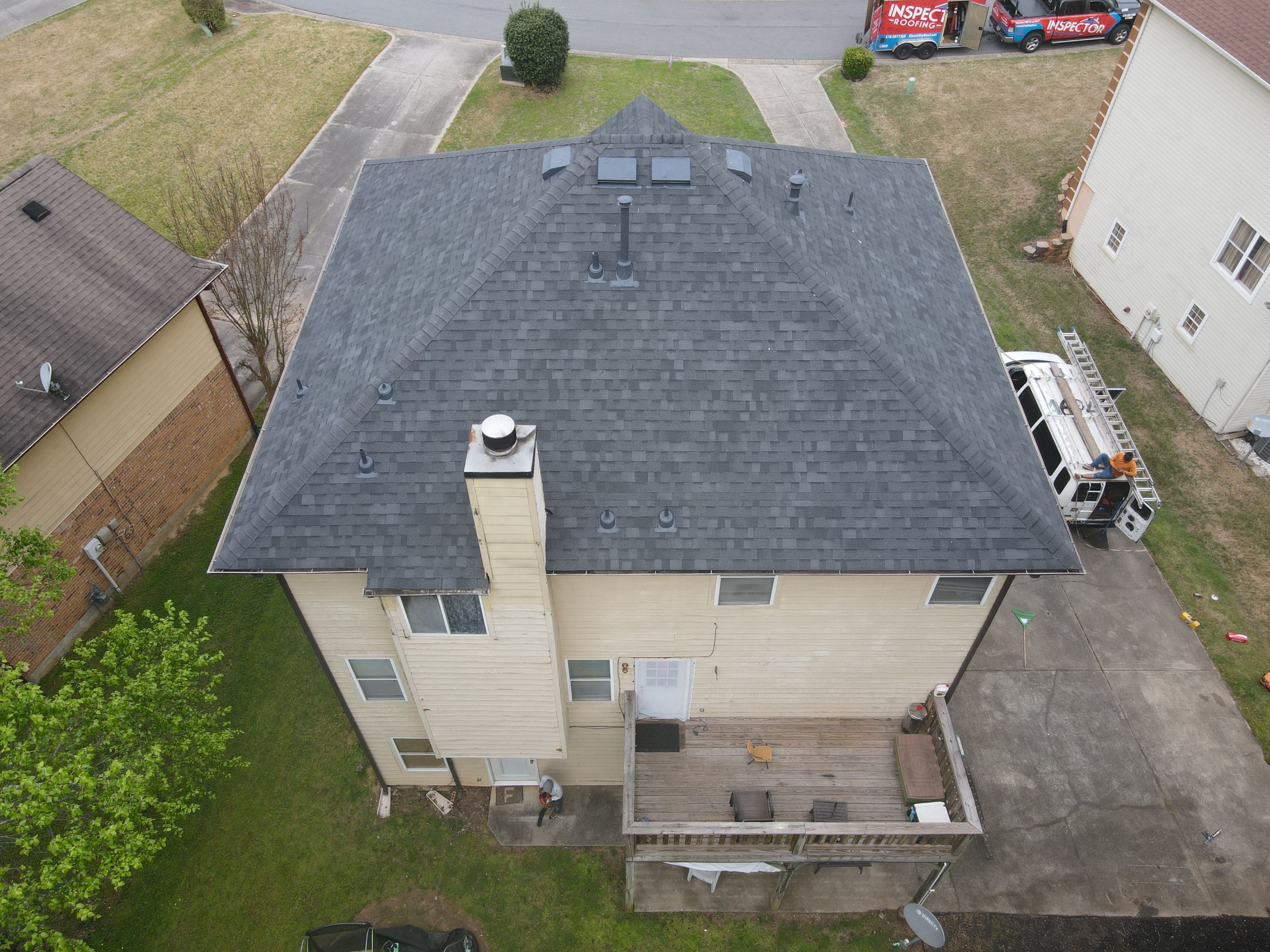 Residential Roofing Installation using Owens Corning by Inspector Roofing and Restoration