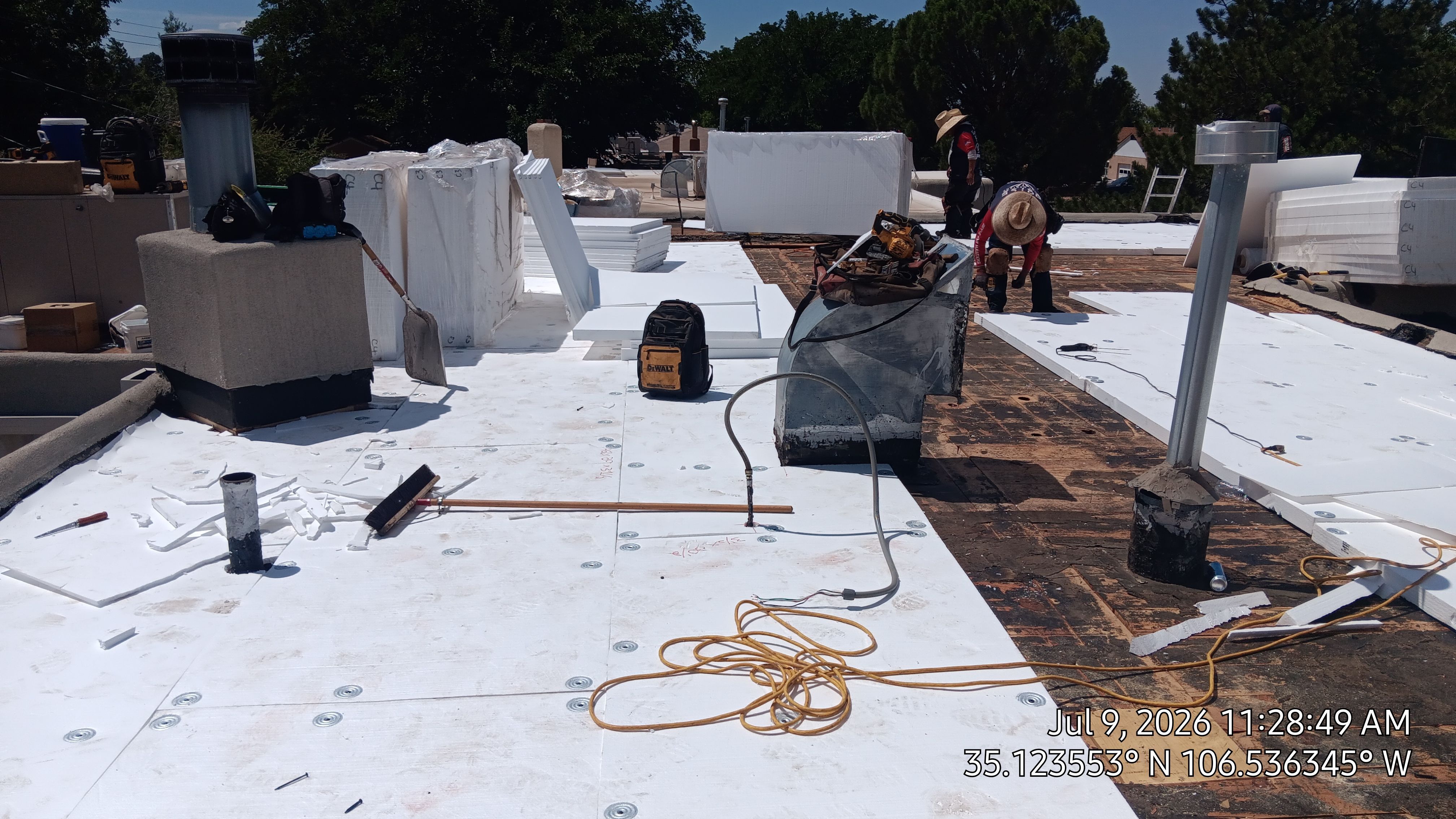 Albuquerque Tar and gravel replaced with Slope and TPO Membrane System by Doyle Roof Masters Inc