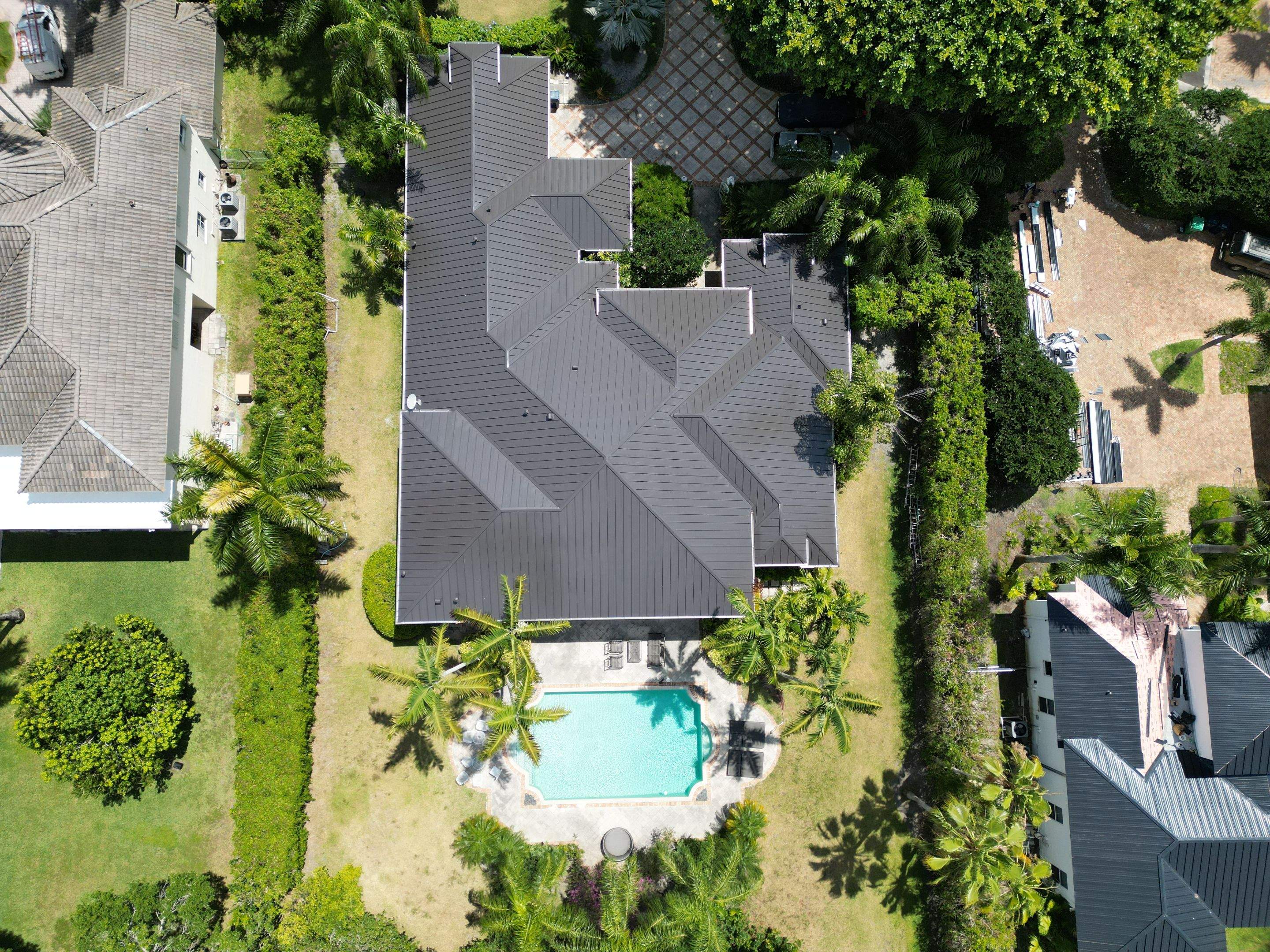 Metal Roof - Galvalume - Dark Bronze by Istueta Roofing