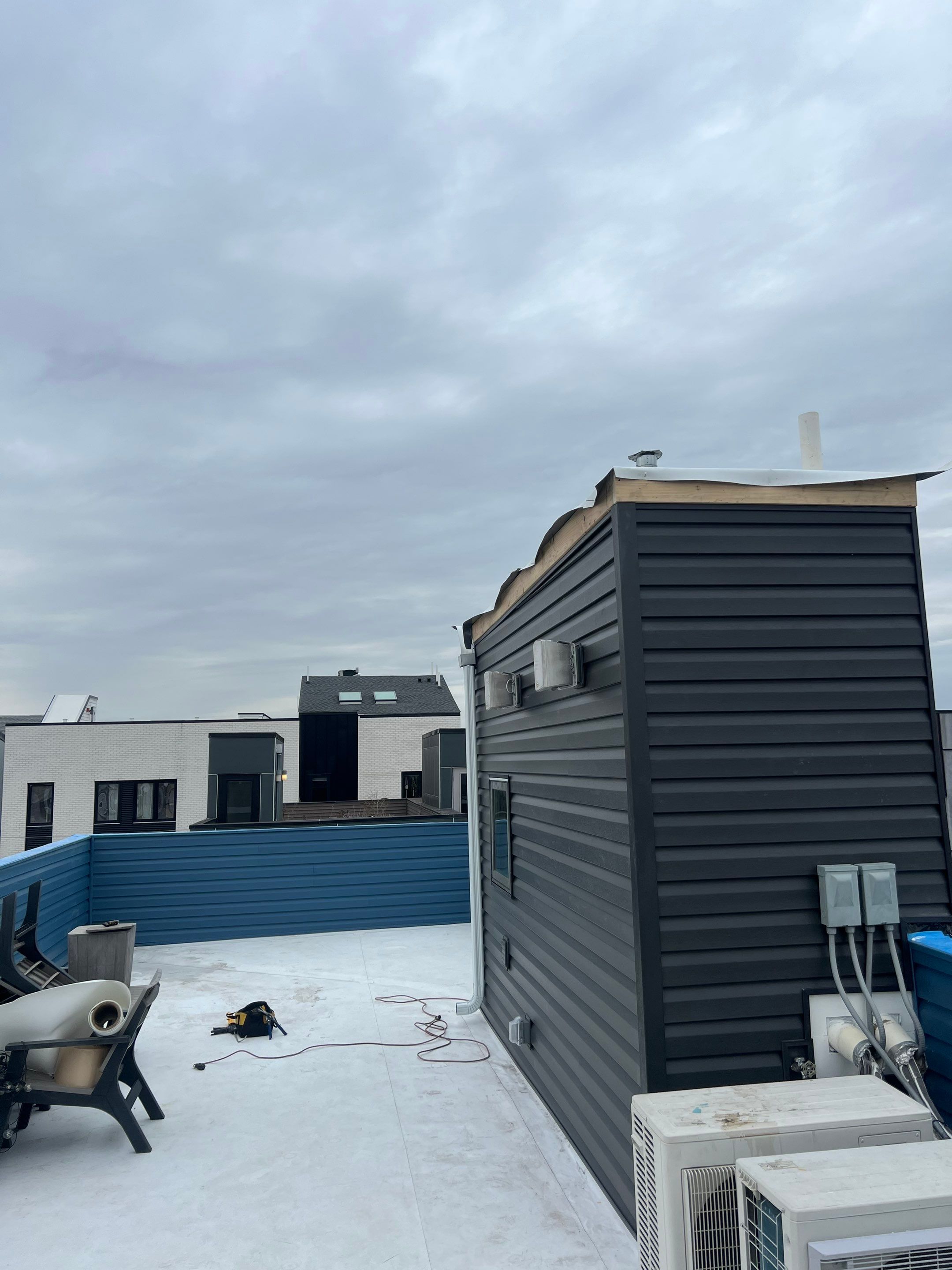 Flat Roof Replacement and Custom Roof Deck Installation in Philadelphia by Hybrid Roofing And Renovations