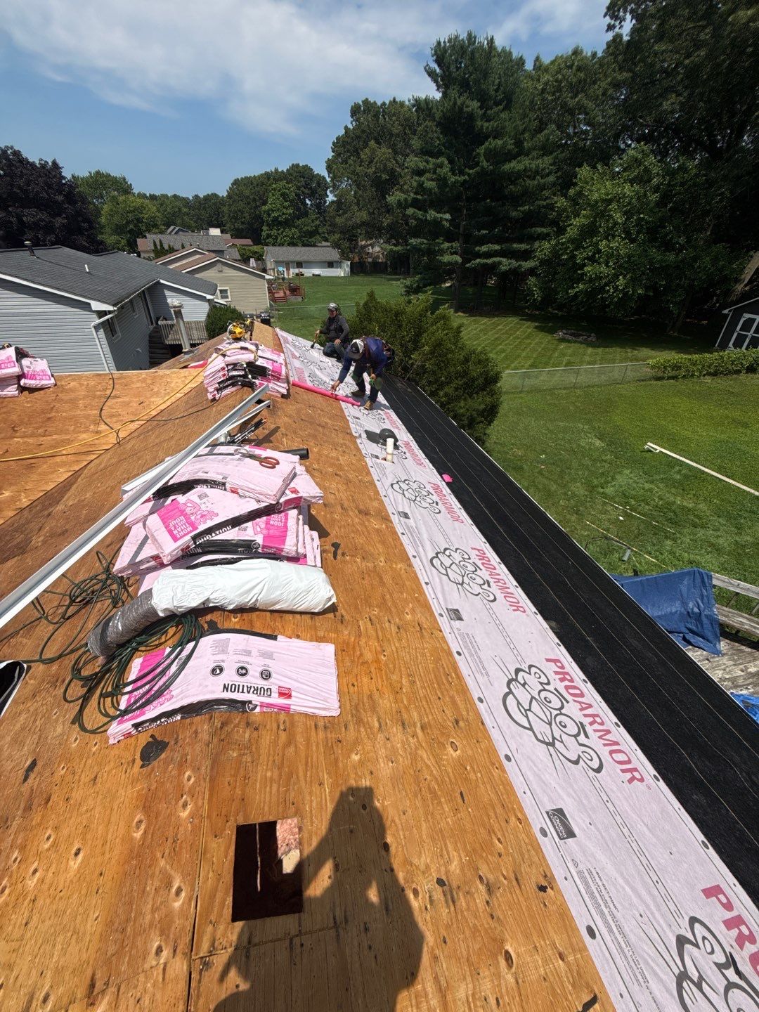 Roof Replacement using Owens Corning Tru Definitions by 180 Contractors