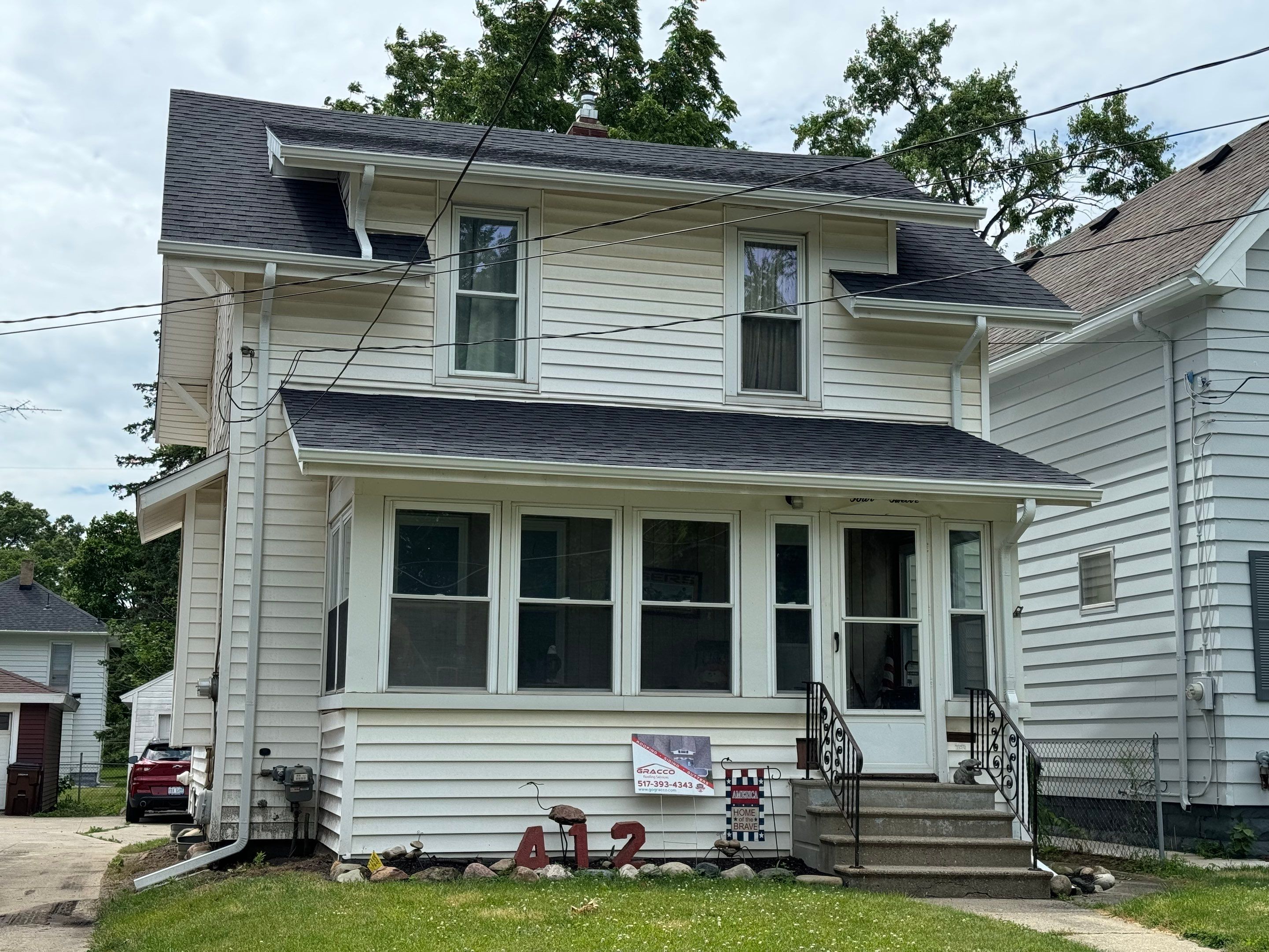 Residential Roofing Installation using Certainteed by GRACCO