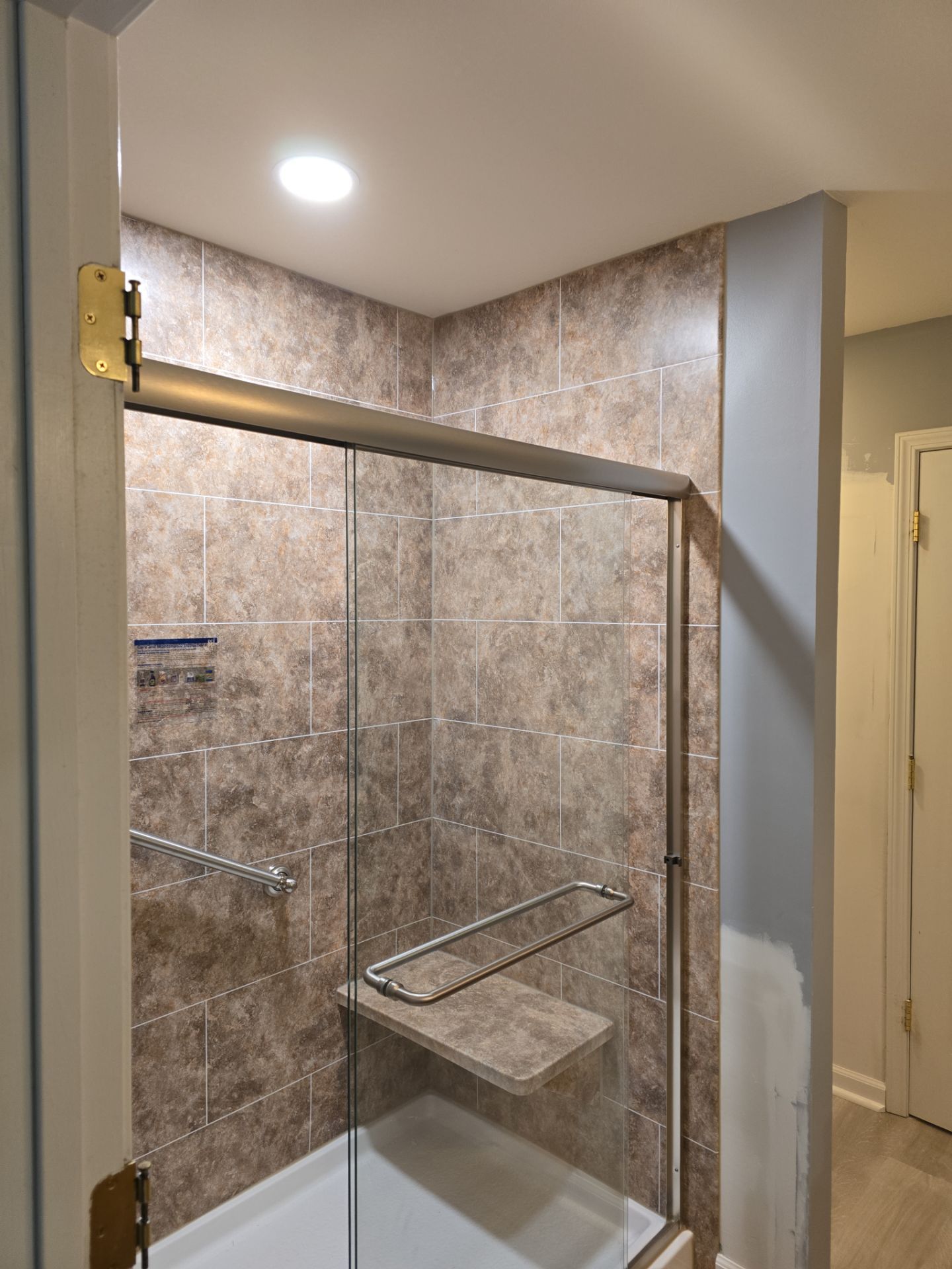 Tub to Shower w/ Drywall Work by BathPlanet SW Virginia