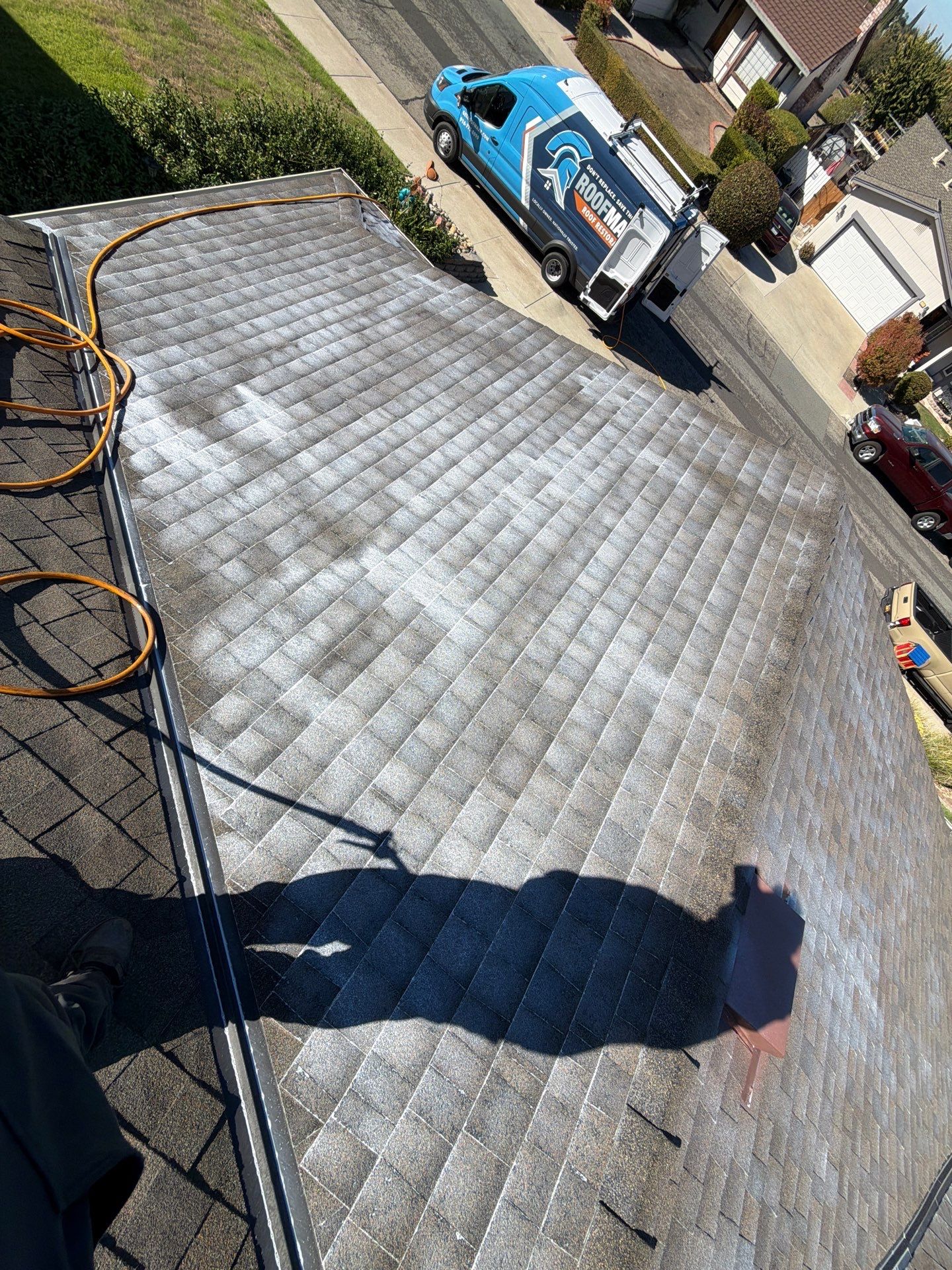 Roof Rejuvenation using Roof Maxx Treatment by Roof Maxx of Folsom
