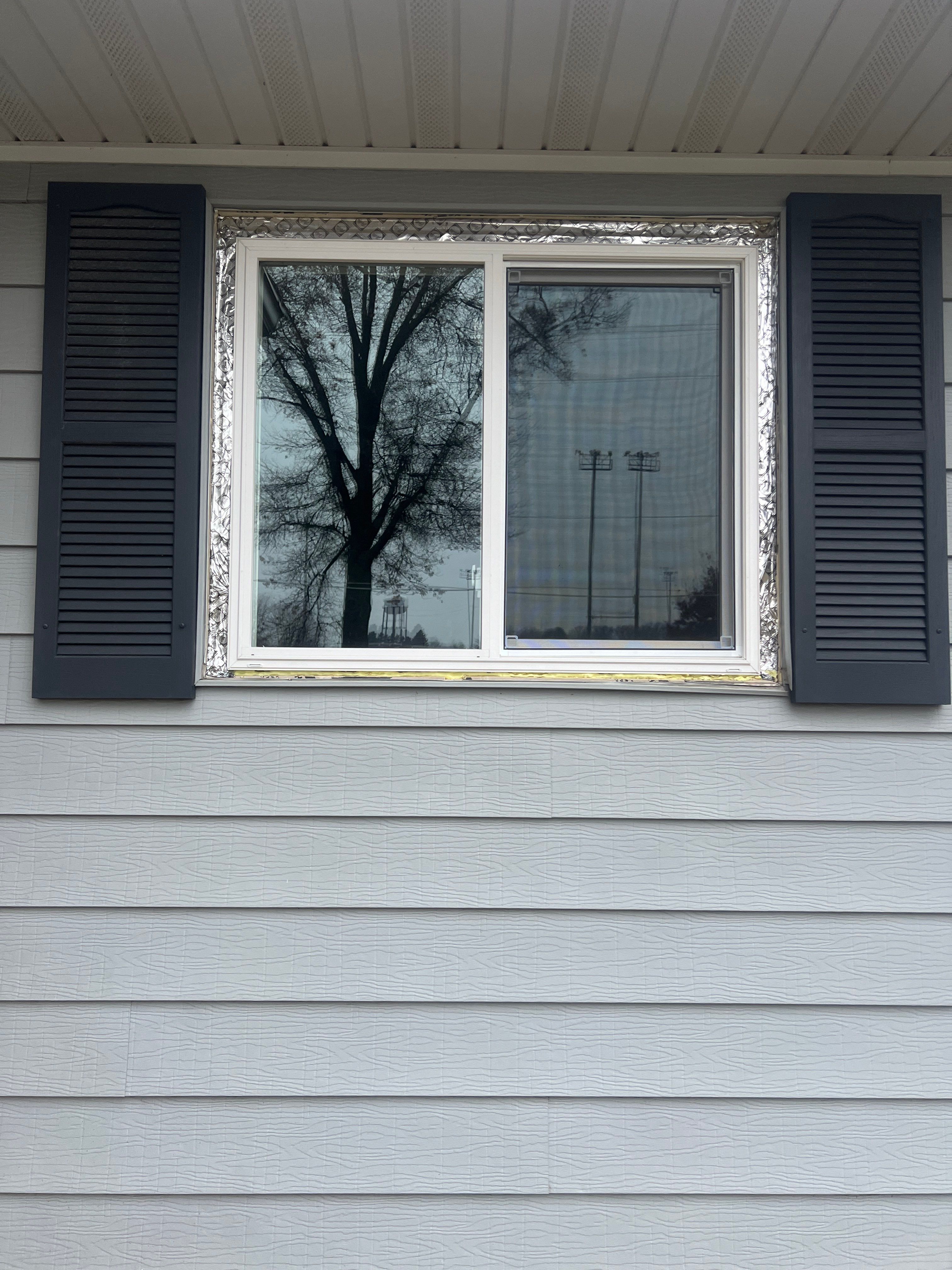 Window installation by United Windows and Siding LLC