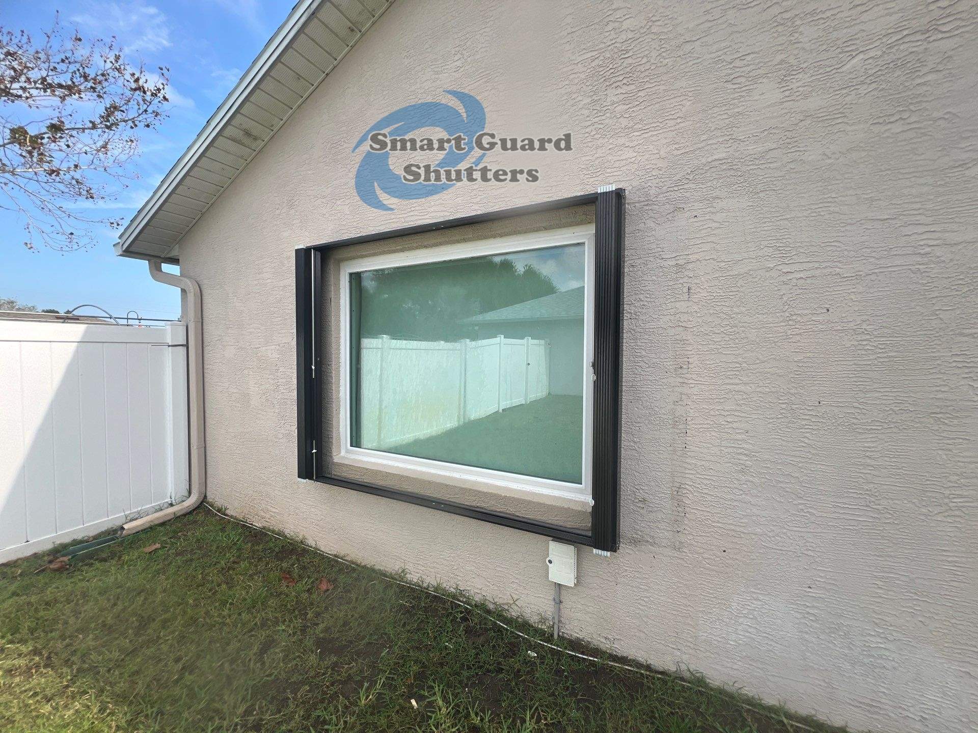 Hurricane Protection in Bronze by Smart Guard Shutters