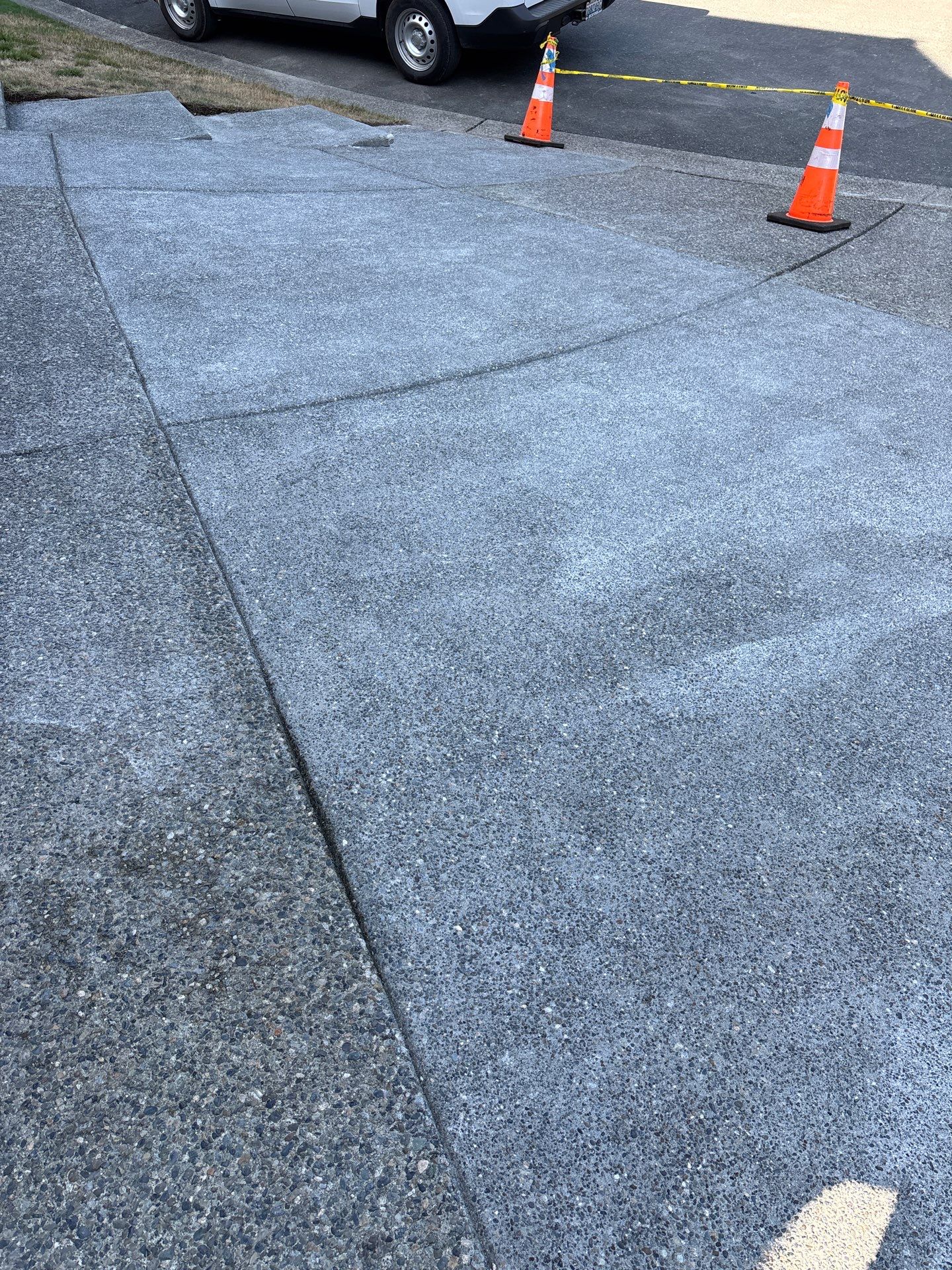 Concrete Driveway and Steps Renovation | Bothell  by Jireh Asphalt & Concrete Inc 