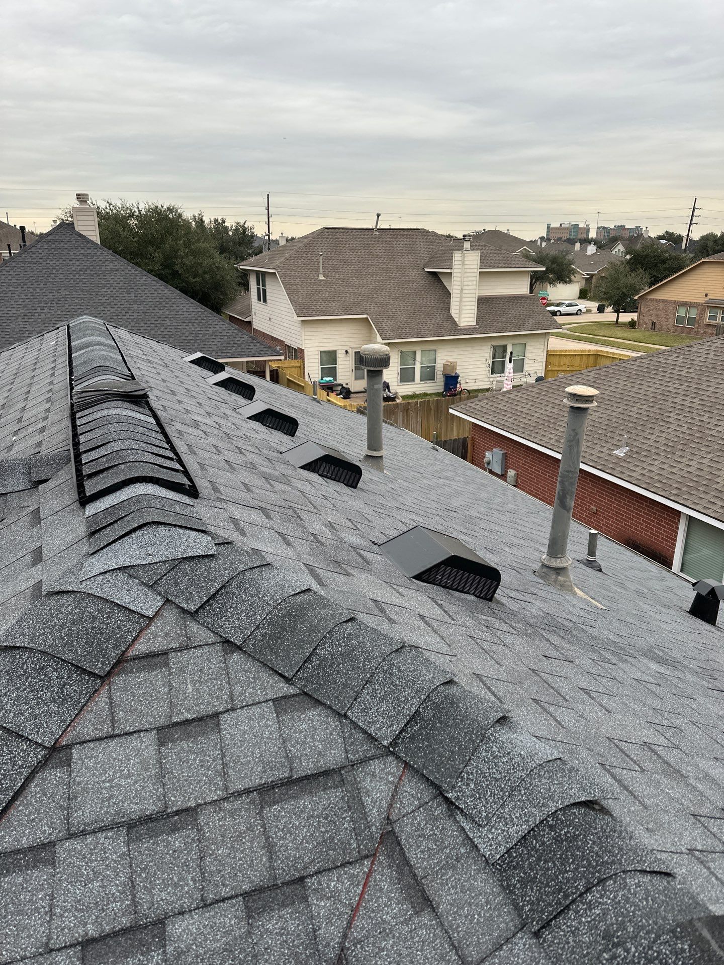 Project in Houston by Motion Roofing
