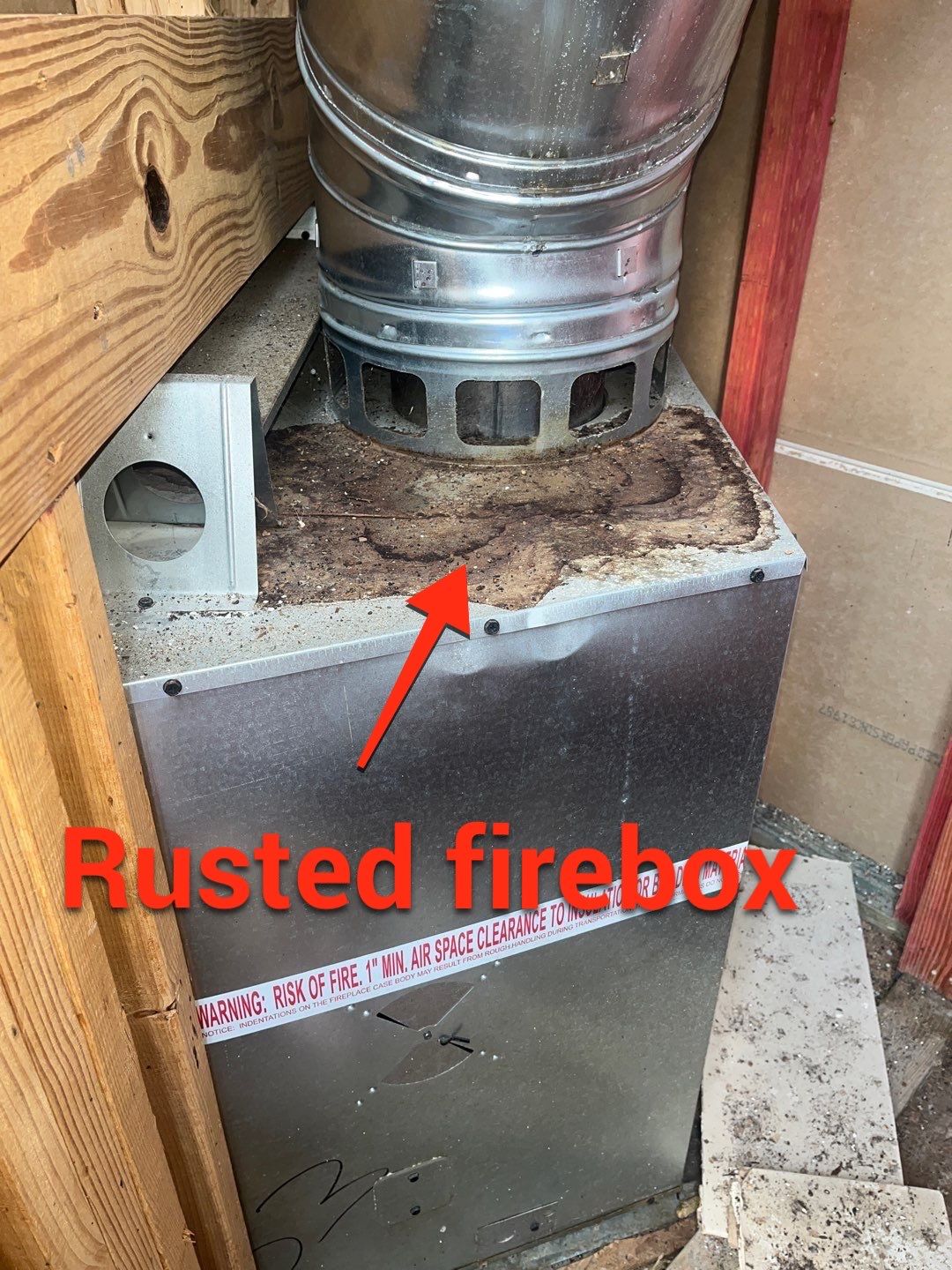 Chimney looks good but its BAD! by Bayfront Roofing and Construction