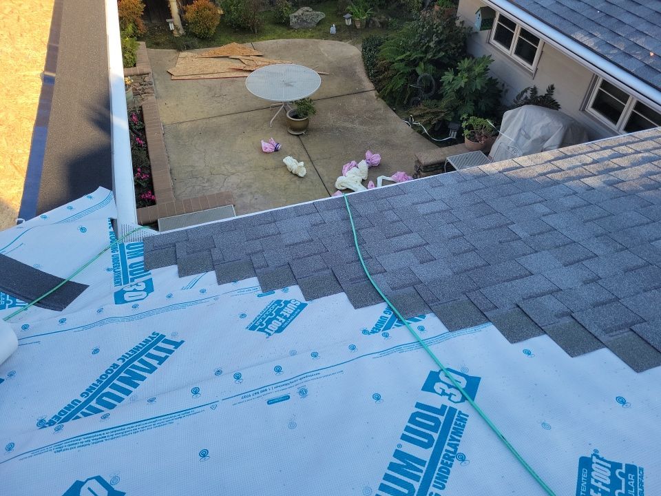Residential Roofing Installation using Owens Corning Roofing Shingles by Byers Enterprises 