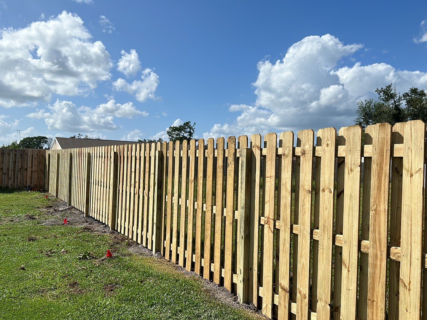 Wood Fence Installation using Wood Pressure Treated Fence  by Asap fence and gates, LLC