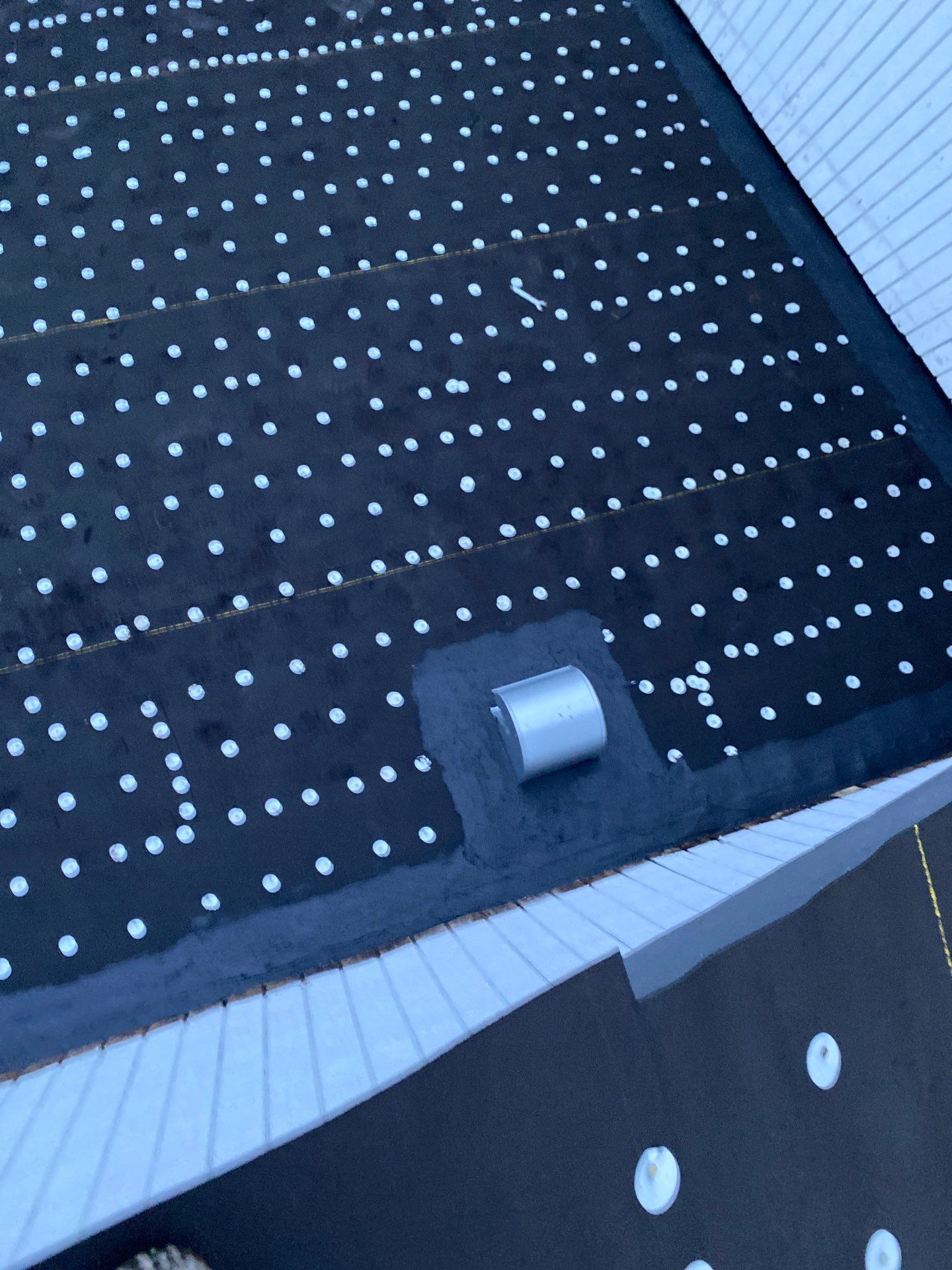 Residential Roofing Installation using 1" Nail strip metal roof by BLUES BROTHERS ROOFING