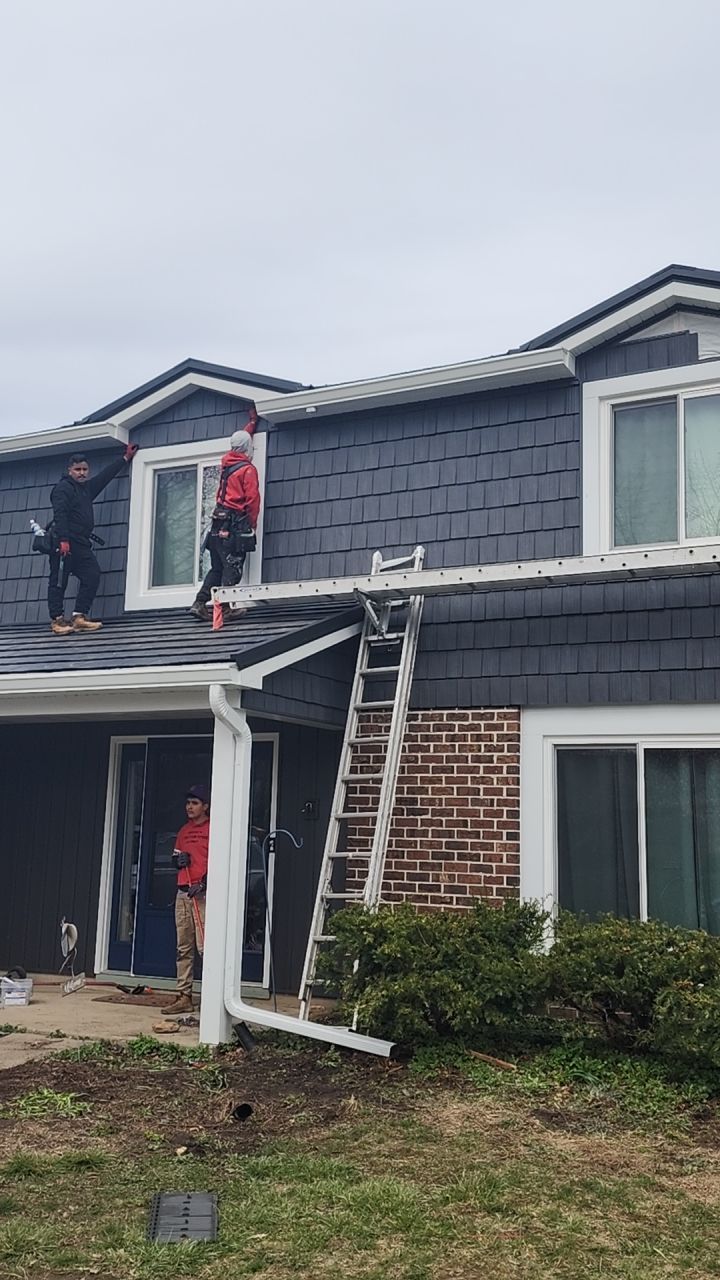 Full Exterior Home Transformation – Metal Slate Roof in Fort Wayne, IN by 4Ever Metal Roofing