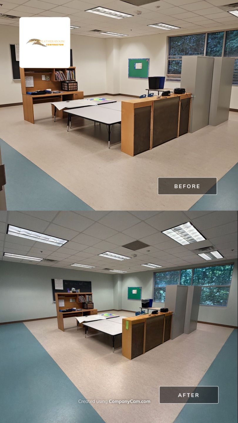 Interior Painting – Beth Myers Synagogue by Billy Weatherspoon Contractor