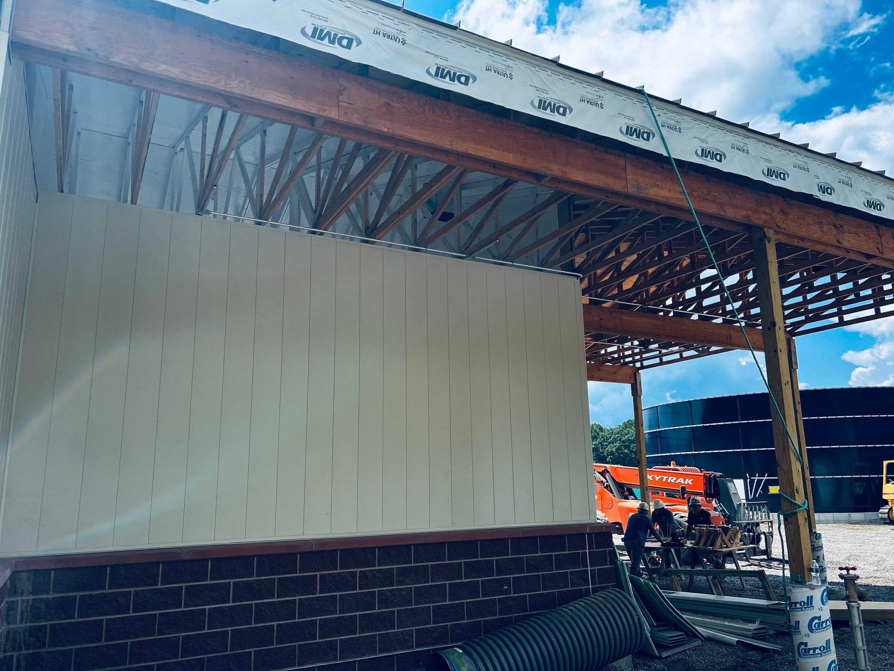 Nelsonville Water Treatment by Nitro Roofing and Construction