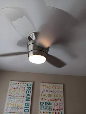 Ceiling Fan Replacement using Customer Supplied Ceiling Fan