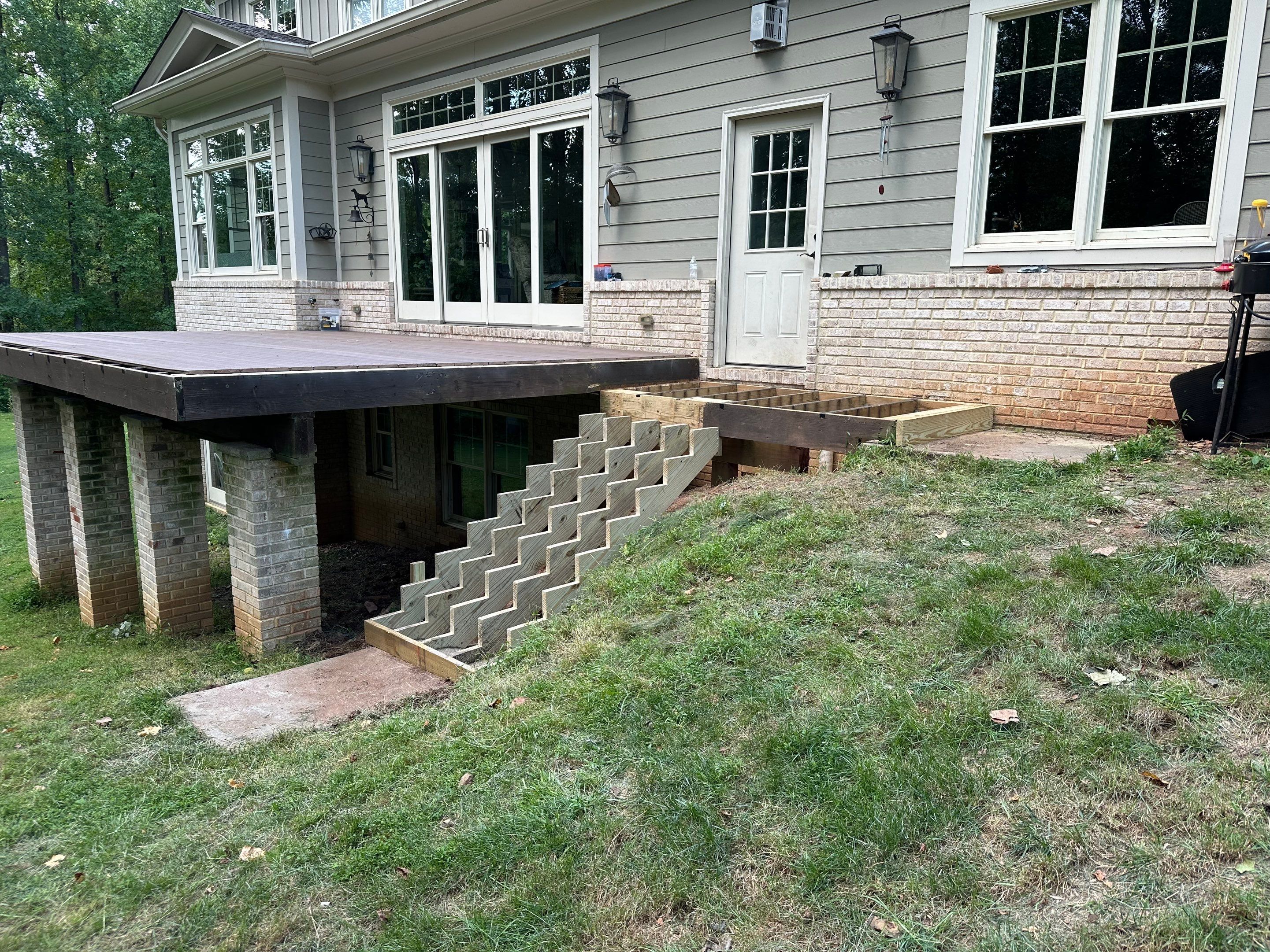 Deck Resurface using Deckorators Voyage - Color Khaya by deck guardian