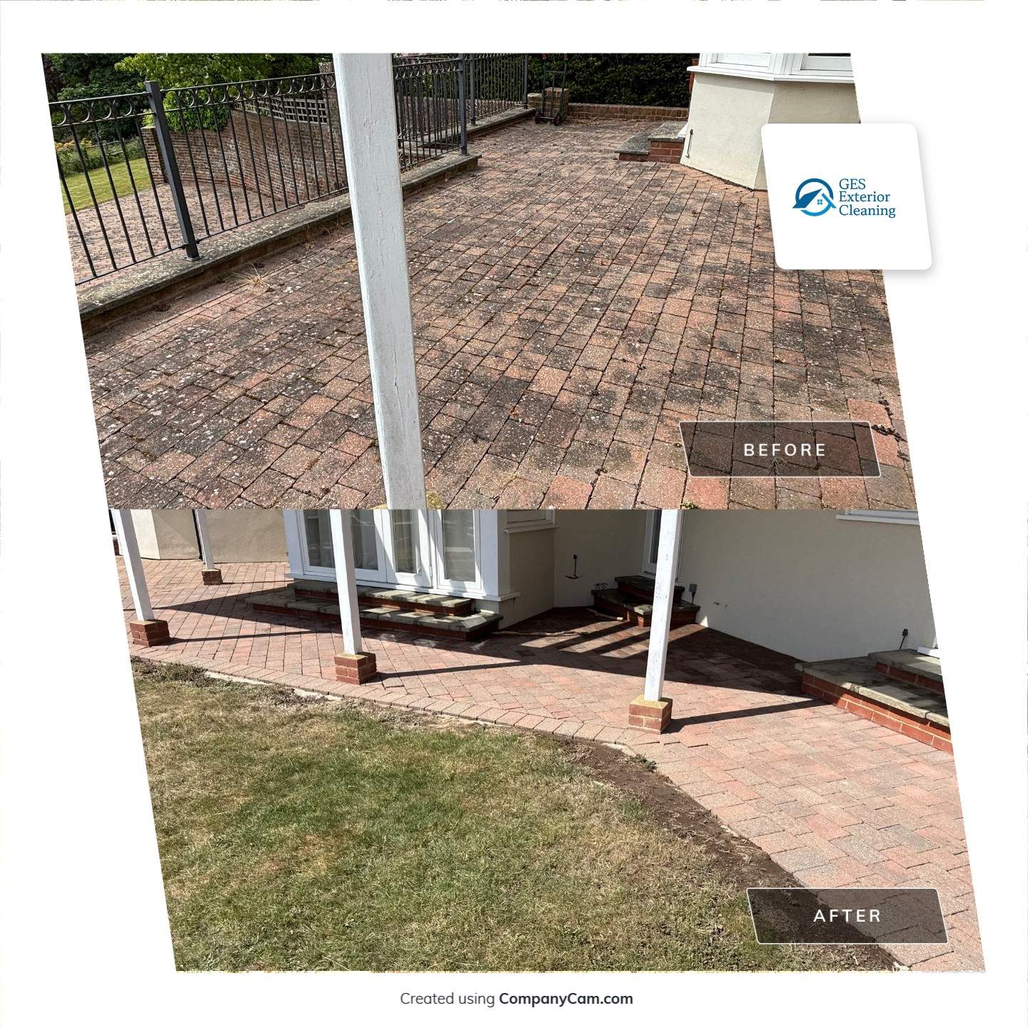 Comprehensive Driveway, Patio and Render Cleaning in Guildford Surrey by Ges Exterior Cleaning ltd