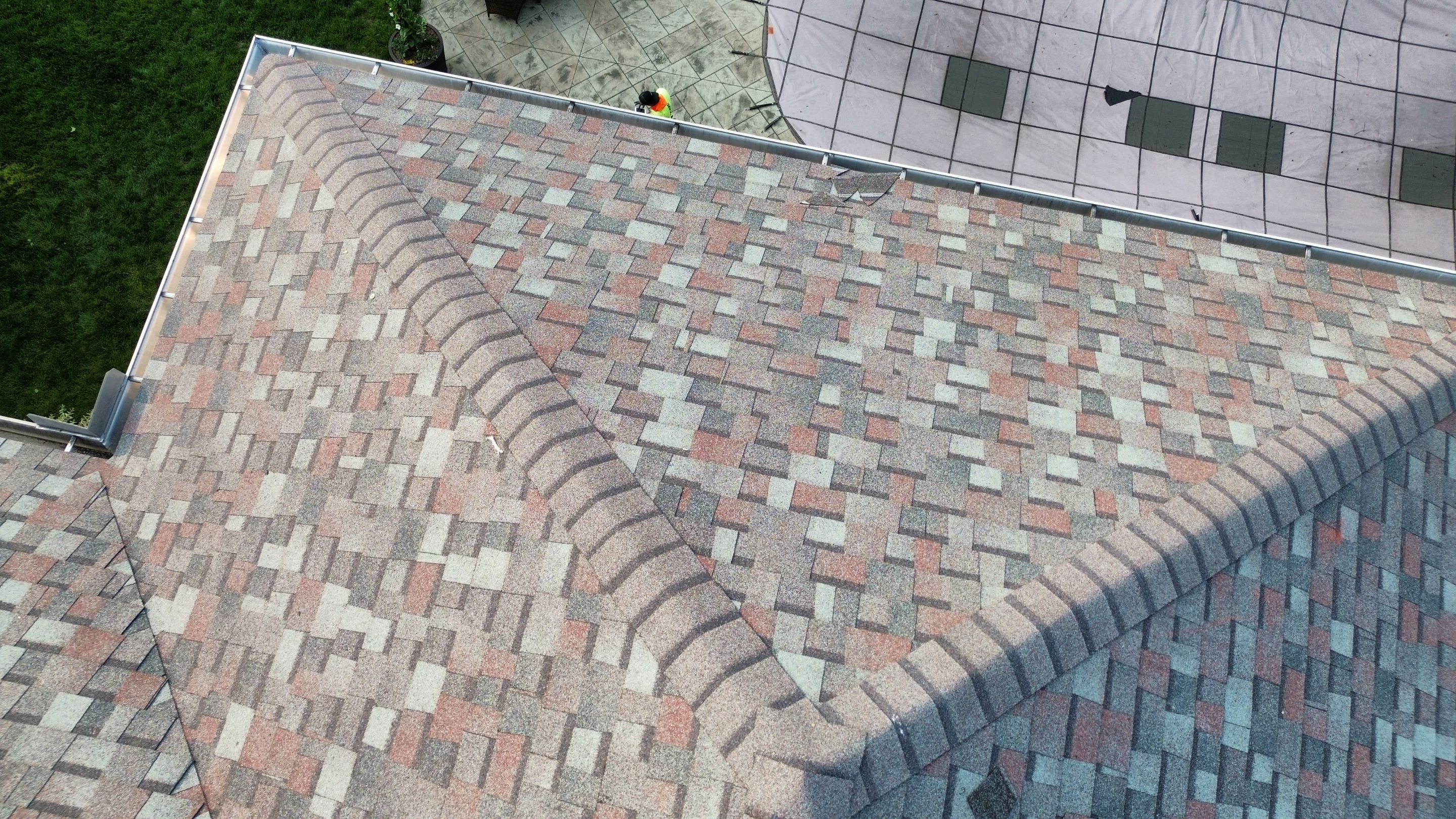 Residential Roofing Installation using Duration Series Shingles - Colonial Slate by RoofX 