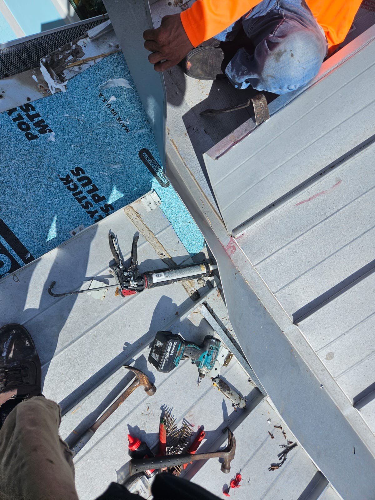 Residential Roofing Repair using Gulf Coast Metals Gulf Seam Panels by Four Peaks Roofing