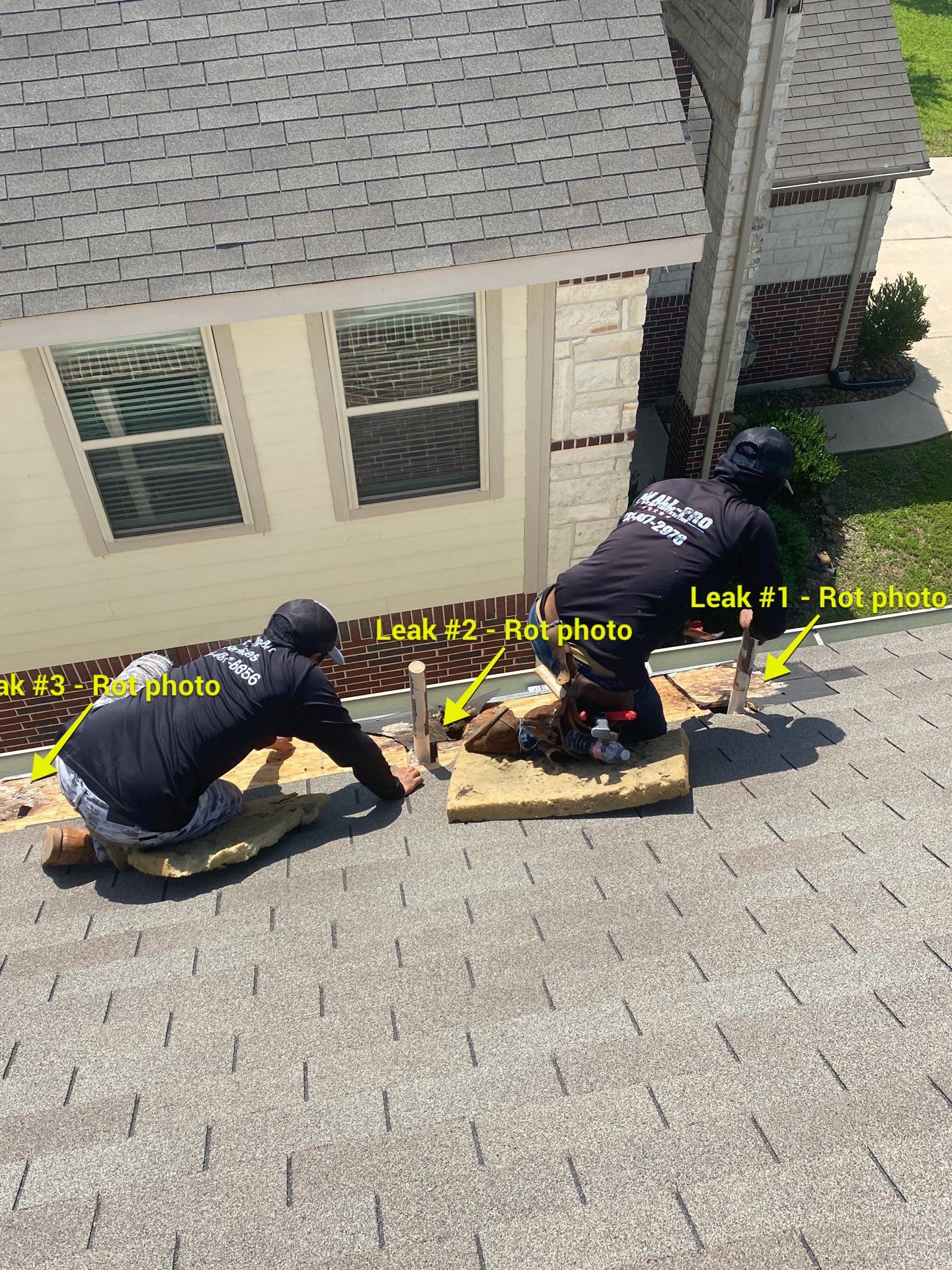 Hail Damage using Owen's Corning Duration (Lifetime) Shingles by Roof Repair Company