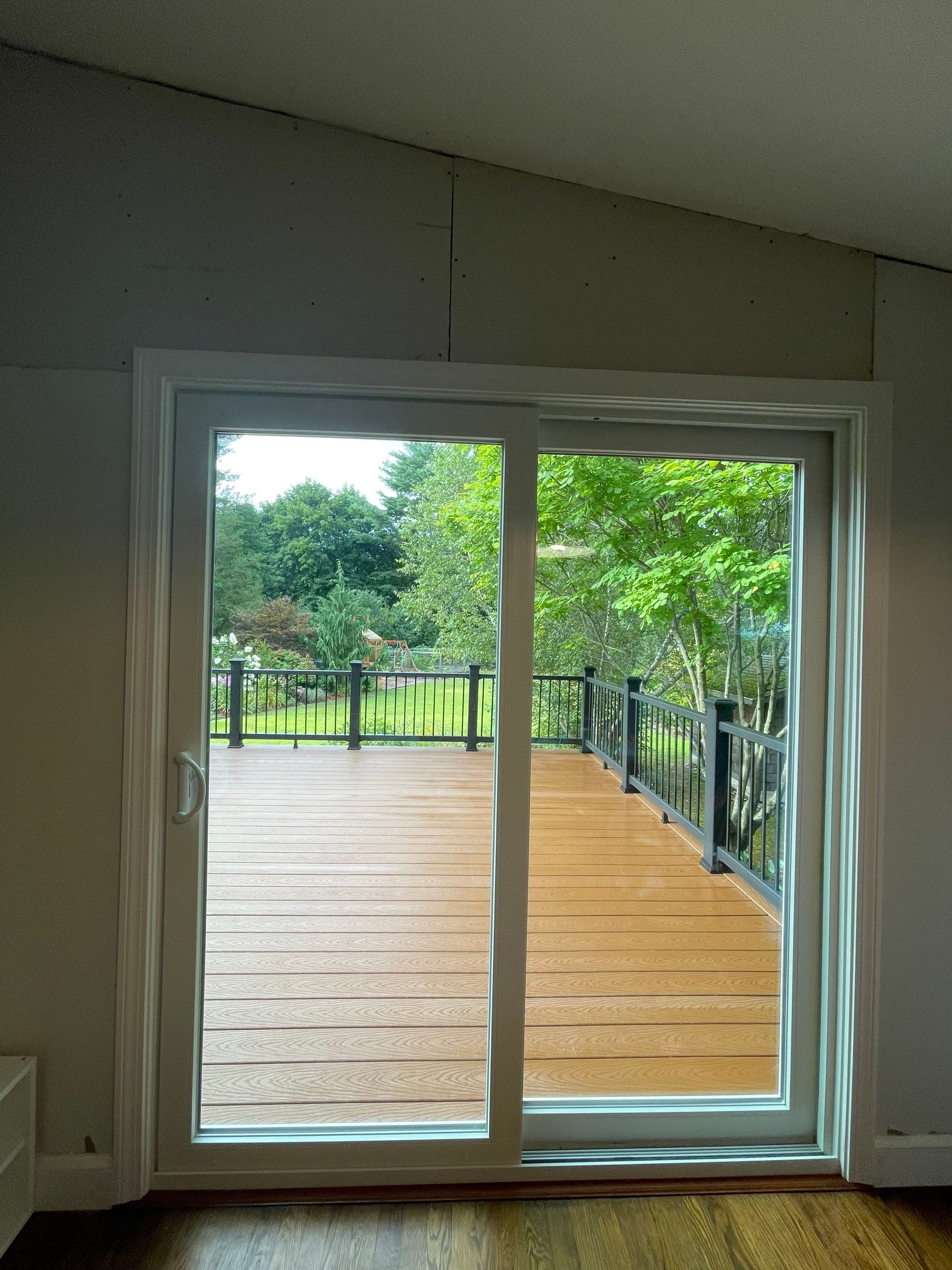 Deck built and Door with new opening in Framingham, MA by UBrothers Construction