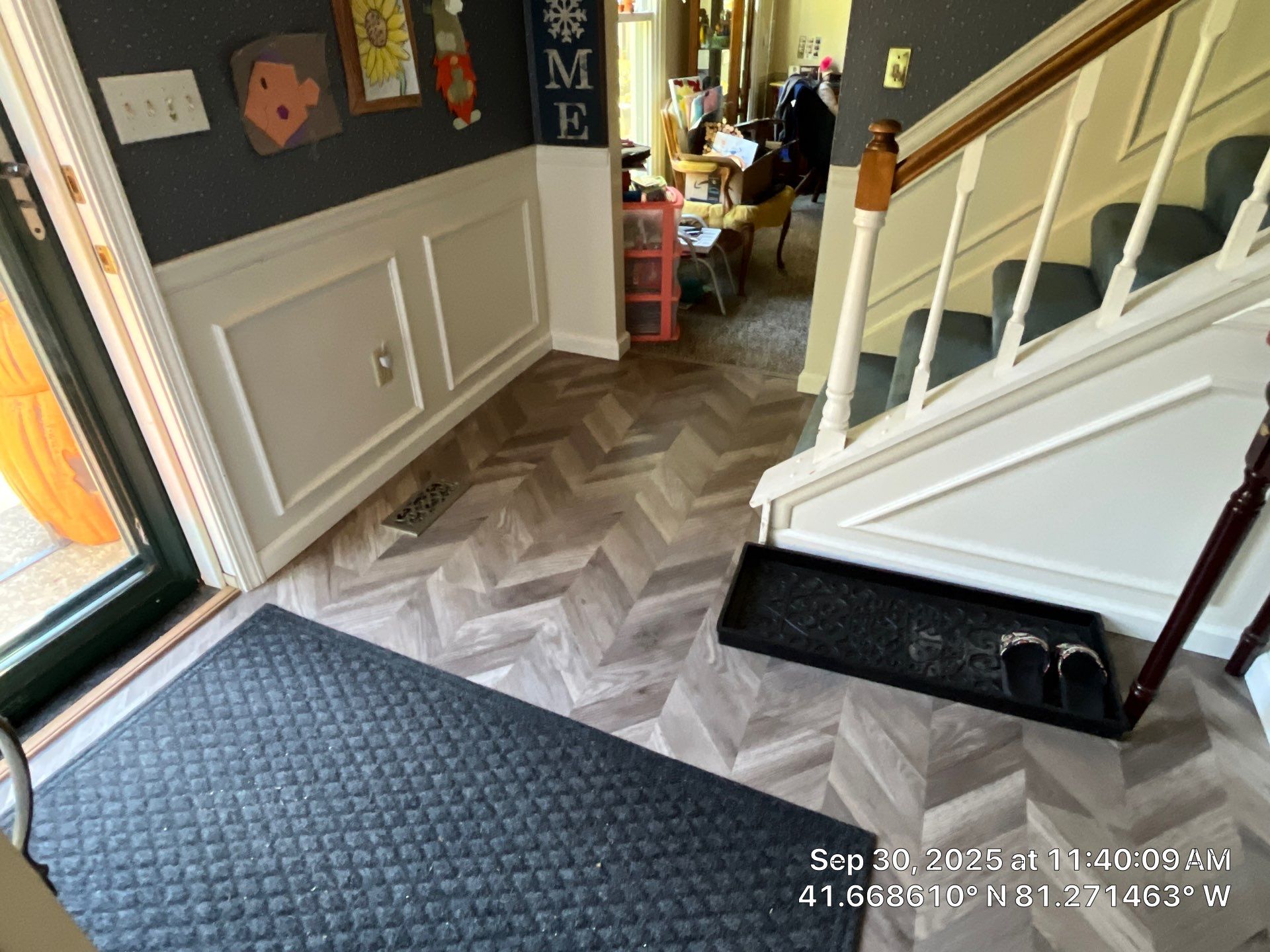 Kitchen Renovation & New Floors by Hilltop Drafting & Design LLC