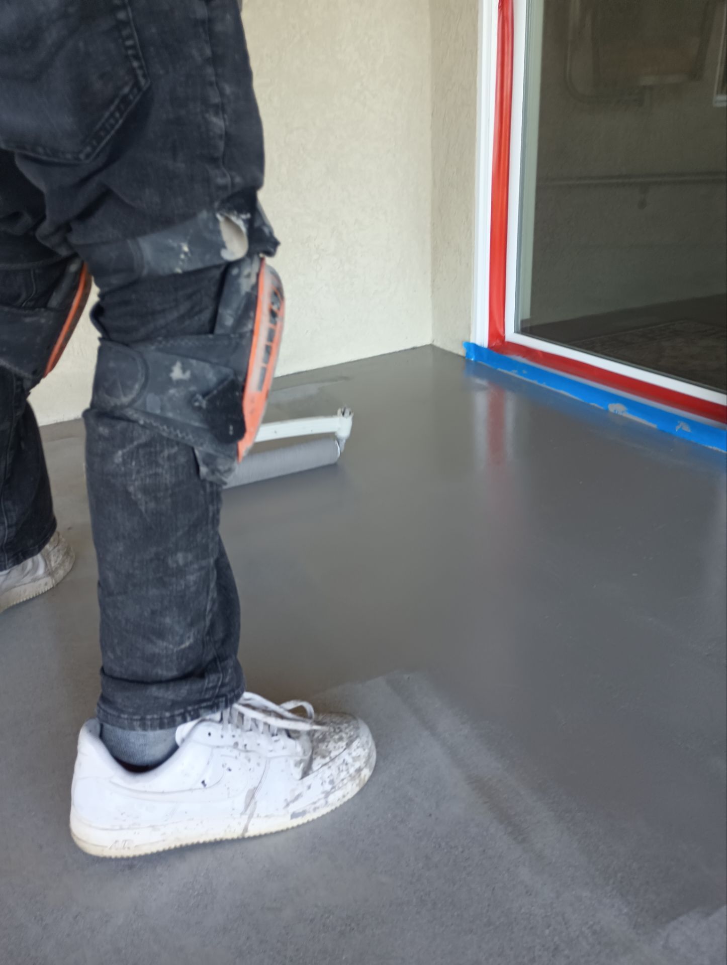 Patio Transformation using Driftwood by Croc Coatings, LLC