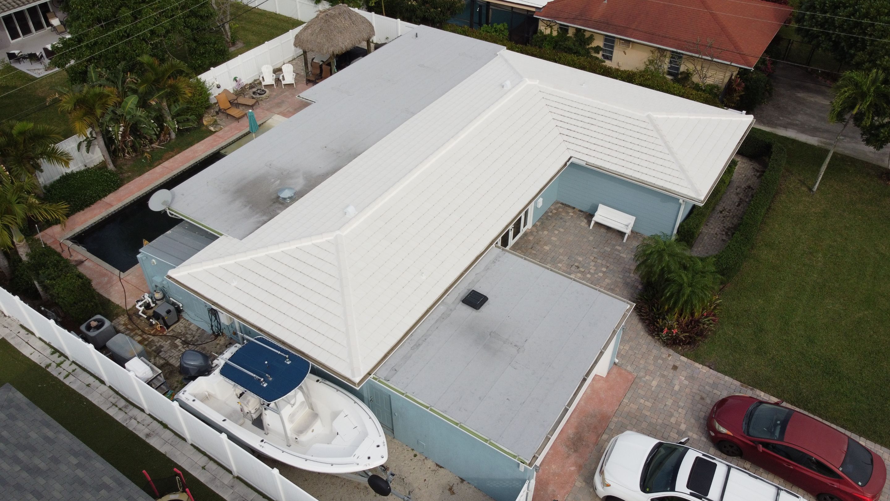 Residential Roofing Installation using Eagle Roofing Tile by BLUES BROTHERS ROOFING