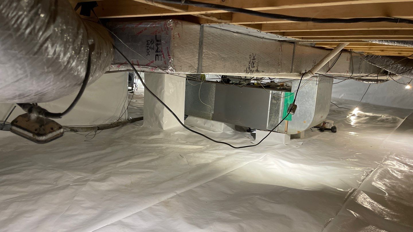 Crawl Space Waterproofing & Encapsulation using GrateProducts by Toledo Basement Repair