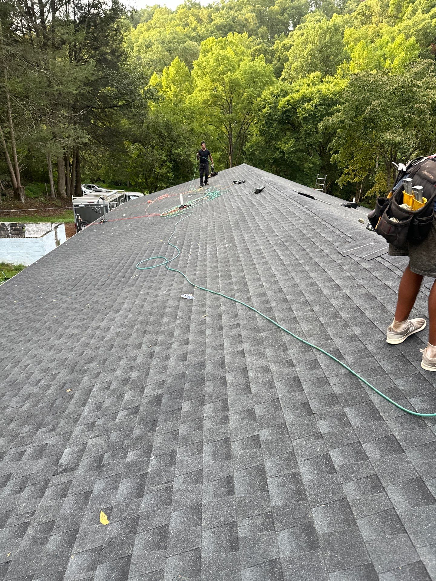 Residential Roofing Installation using GAF Timberline HDZ by Rainstoppers Roofing