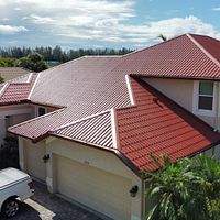 24ga 1.5" Mechanical Seam Terra Cotta by Total Roofing System The Metal Roof Experts