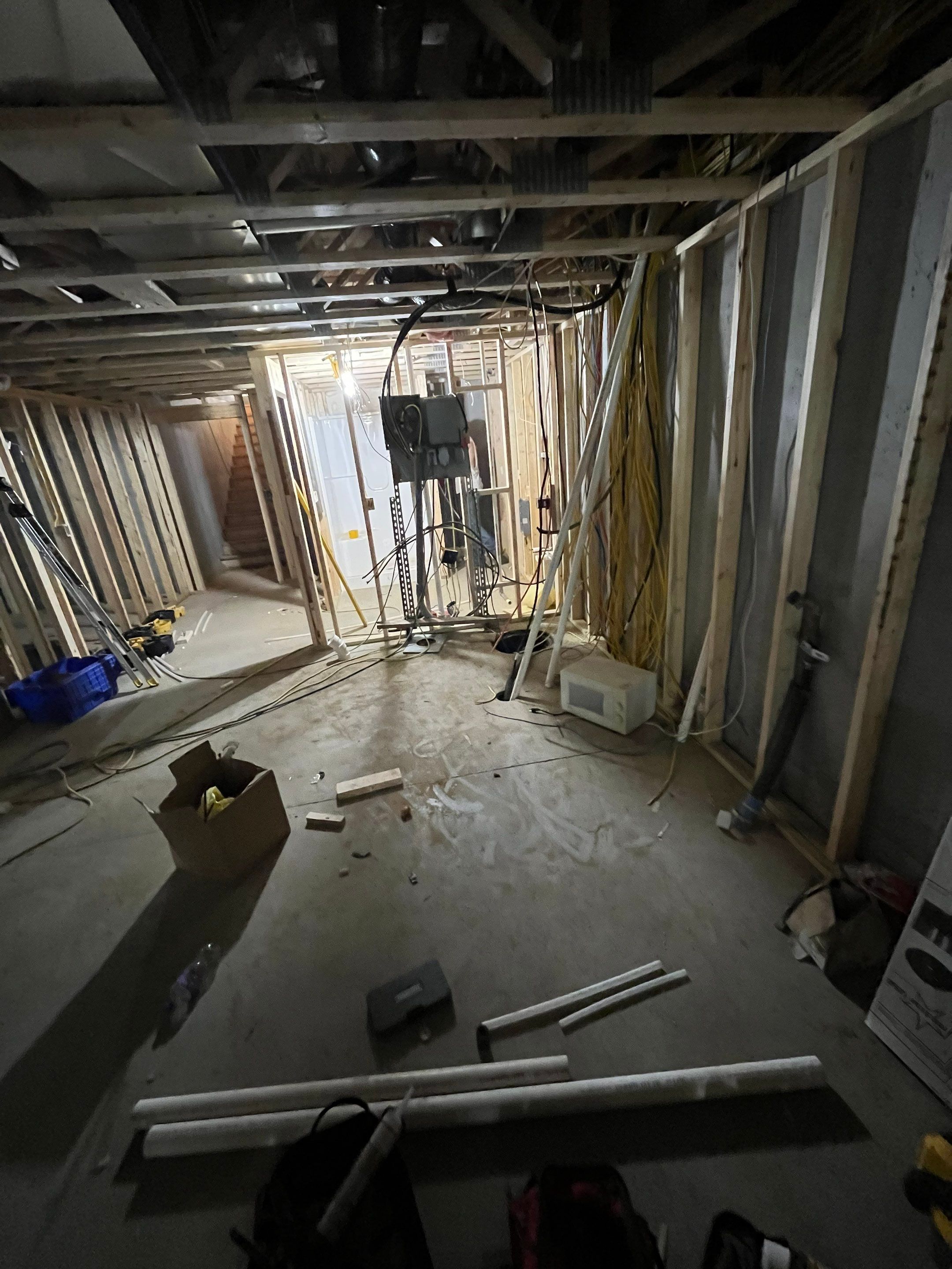 Custom Garage and Basement Epoxy Floor Coating in Menno by Select Painting, Coatings & Garage Cabinets
