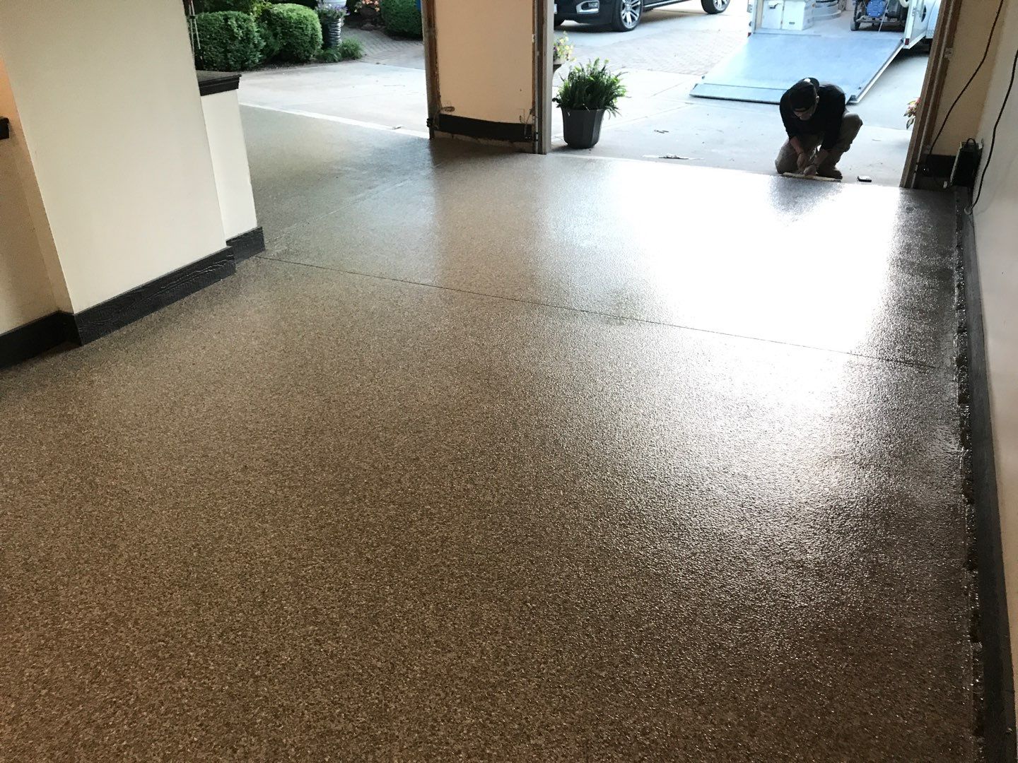 Garage using Trail Mix by Select Painting, Coatings & Garage Cabinets