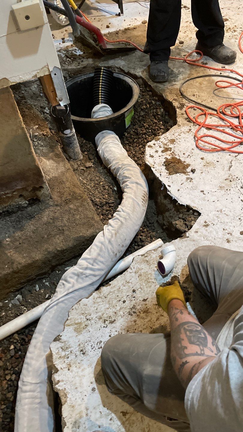 Interior Drain Tile & Sump Pump Installation in St. Paul, MN by Waterproofing Northeast