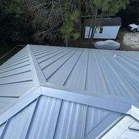 24ga 1.5" Mechanical Seam Mill Finish by Total Roofing System The Metal Roof Experts