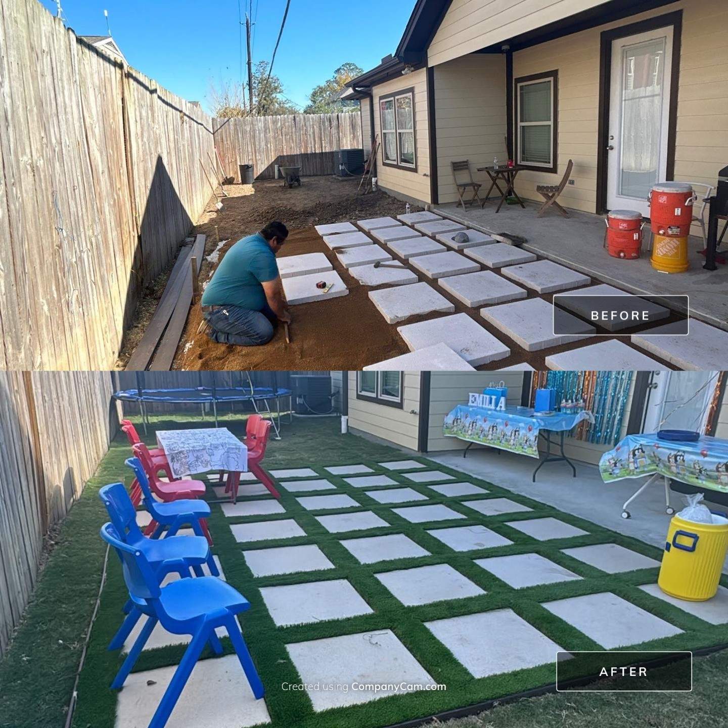 🎉✨ Patio Transformation in Just 5 Days – Ready for Tania’s Celebration! by Texas Urban Elements