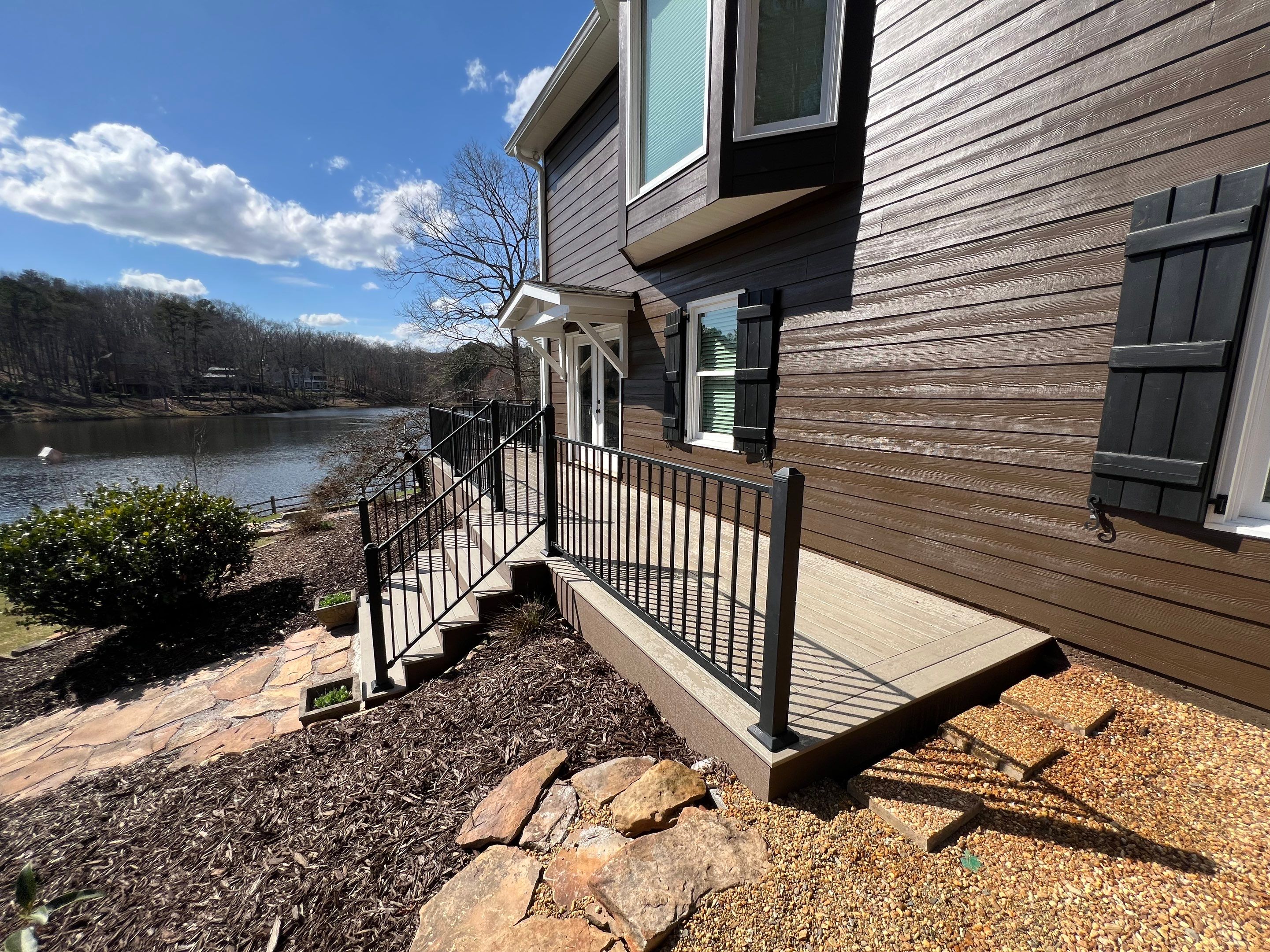 Deck And Porch using TimberTech by Swift Home Renovations 