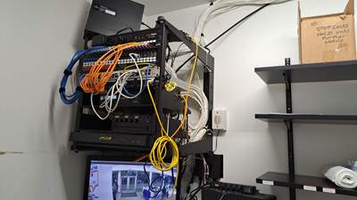 Structured cabling installation by CimaSolutions