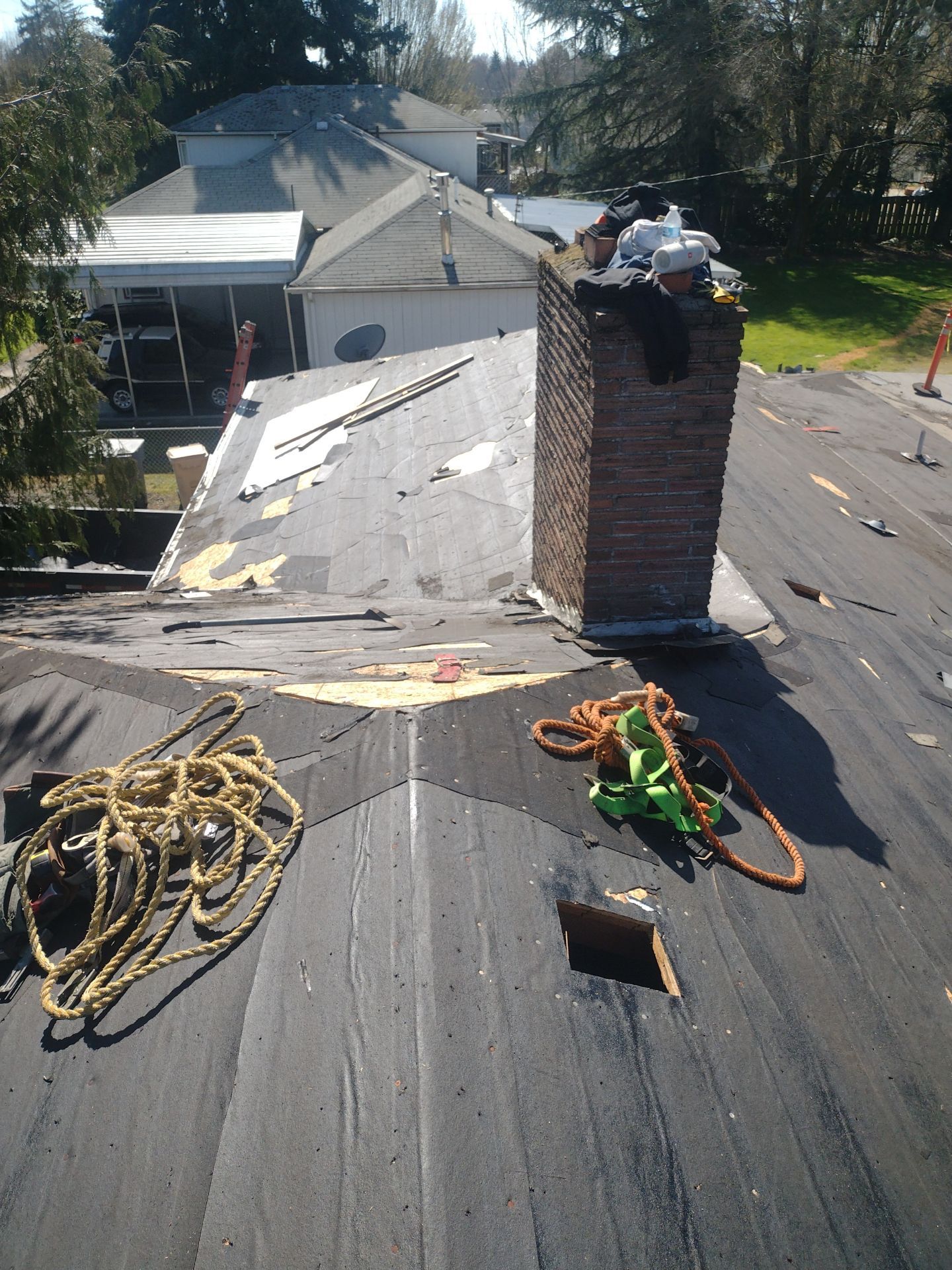 Residential Roofing Installation using IKO Dynasty (Color: Granite Black) by Orezona Building & Roofing Company, Inc.