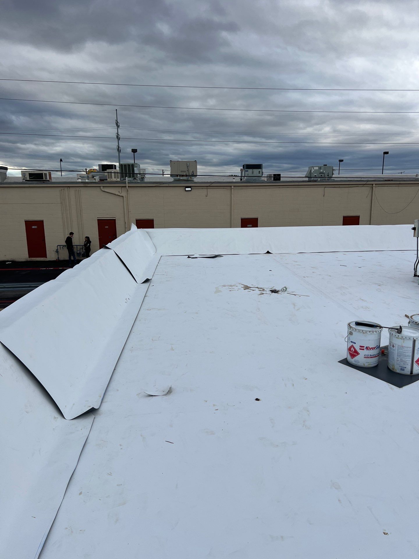 Commercial Roofing Installation using GAF Evergaurd TPO 60 Mil by Becker Roofing and Exteriors