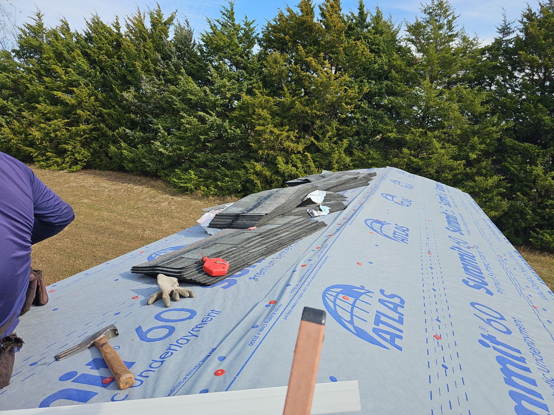 Multi Structure Residential Roofing + Gutters & Downspouts Install by Titan Commercial & Residential Roofing 