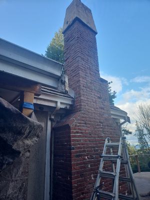 Sandblasting Chimney | Sammamish