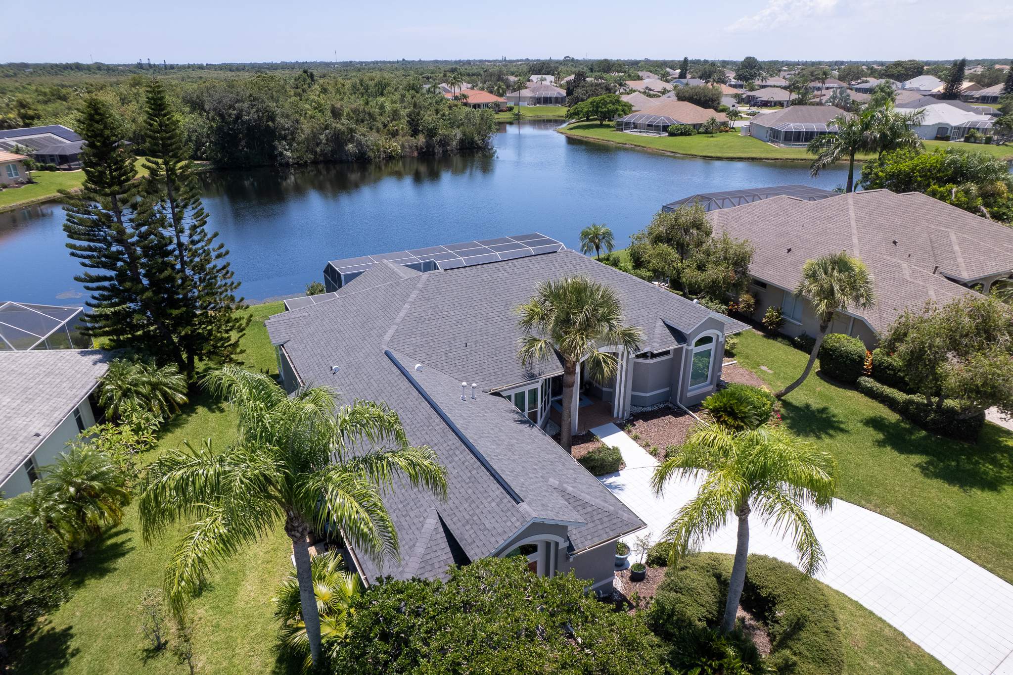 Roof Replacement and Structural Header Reinforcement in Melbourne, Florida by Wiedmann Construction & Roofing